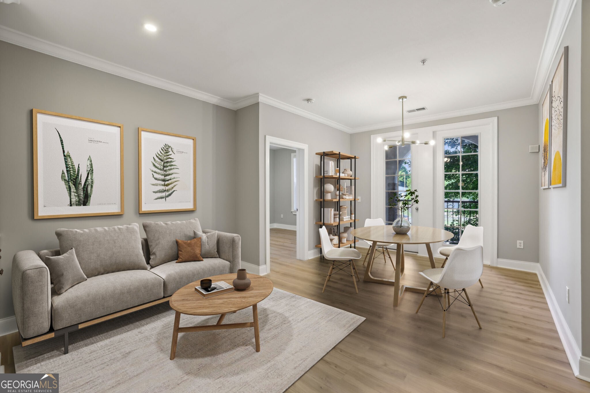 Serene Living in Sandy Springs! Located in the Sought-After Serrano Community, this stunning Condo offers a Prime Location, a Flowing Floorplan, and amazing Community Amenities. Step inside to discover a stylish Kitchen with Stainless Steel Appliances, Stained Cabinetry, and a large Breakfast Bar. Hardwood Floors lead through the Dining Space into the light-filled Family Room that offers access to the spacious Private Balcony, a perfect spot for relaxing and unwinding. Retreat to the Owner's Suite where you'll find a Large Walk-In Closet and a Private Ensuite Bathroom with Dual Vanities, a Soaking Tub, and a Separate Shower. A Spacious Second Bedroom also enjoys a Large Walk-In Closet and access to a Hall Bathroom. Beyond this beautiful condo, Upscale Community Amenities await you including Full Time Concierge, A Pool with Cabanas and an Outdoor Fireplace, a Fitness Room with a Sauna, Club Room, and a Theatre! Situated in an amazing location by the Mercedes Benz Headquarters, the Sandy Springs Tennis Club, a Plethora of Restaurants, Retail, Entertainment, and more with Easy Highway Access!