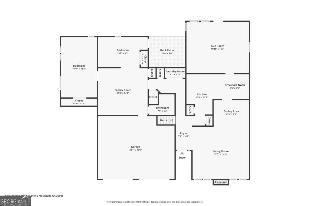 Photo of 5295 Kelleys Mill Circle, Stone Mountain, GA 30088 (MLS # 10701212)