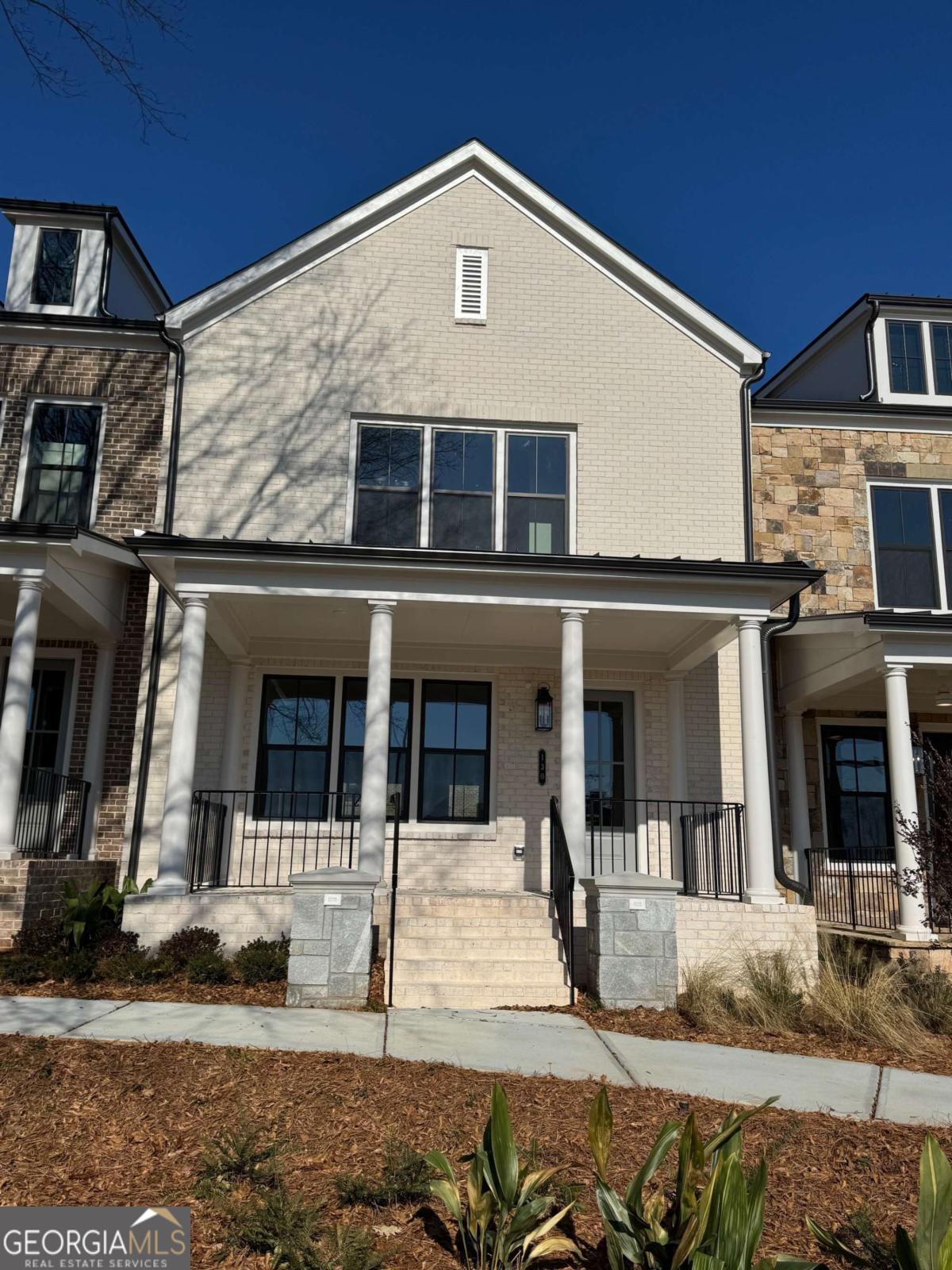 Start the New Year off right by ringing in 2025 in this STUNNING MOVE-IN READY HOME BY Empire Communities! This home features the ability to walk right in on your main level from Thompson Street as you come home from a nice stroll in Downtown Alpharetta or shopping/dining at Avalon! Luxury is in every detail with EmpireCOs newest community located in one of downtown AlpharettaCOs most prestigious addresses. Just steps from Avalon and a quick walk from the heart of downtown, in connection with the Alpha Loop, Empire ChiswickCOs four districts impart an old-world feel and reflect a regal period of classic brick architecture. With shops, restaurants, and entertainment options all at your door, Chiswick is the sweet spot between historic charm and modern living, appealing to everyone no matter what stage of life theyCOre in. Much like the London district itCOs inspired and named after, here is where the tranquility of the suburbs meets the energy of AtlantaCOs urban core. Revel in semi-private courtyards and formal gardens when you own one of these 43 luxurious English-style 3- and 4-bedroom townhomes. The Harleigh plan features amazing details with an abundance of space. This ELEVATOR READY home opens its doors for so much creativity! The first floor features a Rec Room perfect for an office or in-law suite with a full bath. The main floor features a spacious family room with fireplace opening out to your front covered porch overlooking greenspace, an oversized island large enough to serve as a buffet, a chefCOs kitchen with high end stainless steel appliances, 42C stained/painted cabinets featuring soft close doors/drawers, walk in pantry thatCOs alongside the butlerCOs pantry, the dining room is perfect for your oversized dining table, and a tech area perfect for your drop off station. The 3rd floor features a generous Primary Suite with a large walk in custom designed closet, a spacious bathroom with luxury tiles, large walk in shower with bench and a lavish soaking tub. There is a laundry room and 2 secondary bedrooms that share a full bath. This community is SHOWN BY AN EXCLUSIVE APPOINTMENT ONLY. CALL TODAY TO SCHEDULE AN APPOINTMENT TO SEE OUR BEAUTIFULLY APPOINTED MODEL HOME!