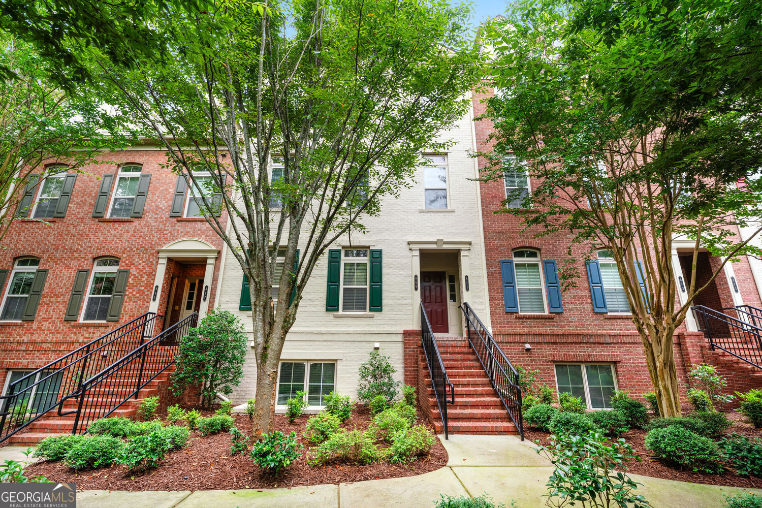 Perfectly positioned near GA-400 and I-285, this move-in ready home in Promenade at Northplace delivers the perfect blend of style, comfort, and convenience while offering unmatched access to City Springs, Perimeter Mall, MARTA, parks, dining, shopping, and entertainment. Every inch has been thoughtfully upgraded, from the quartz kitchen with premium cabinetry to the reconfigured primary bath with a sleek, modern design, and the fully renovated secondary bath. Luxury hardwood floors flow throughout, accented by crown molding, designer lighting, and on trend neutral paint. Comfort comes easy with a brand-new HVAC system. Enjoy morning coffee on your private balcony, park with ease in your rear-entry garage, and take advantage of a community pool and green space just outside your door. With HOA dues covering exterior maintenance including the roof, gas, pest control, trash, and landscaping, weekends are yours to explore, relax, and enjoy everything the Perimeter lifestyle has to offer.