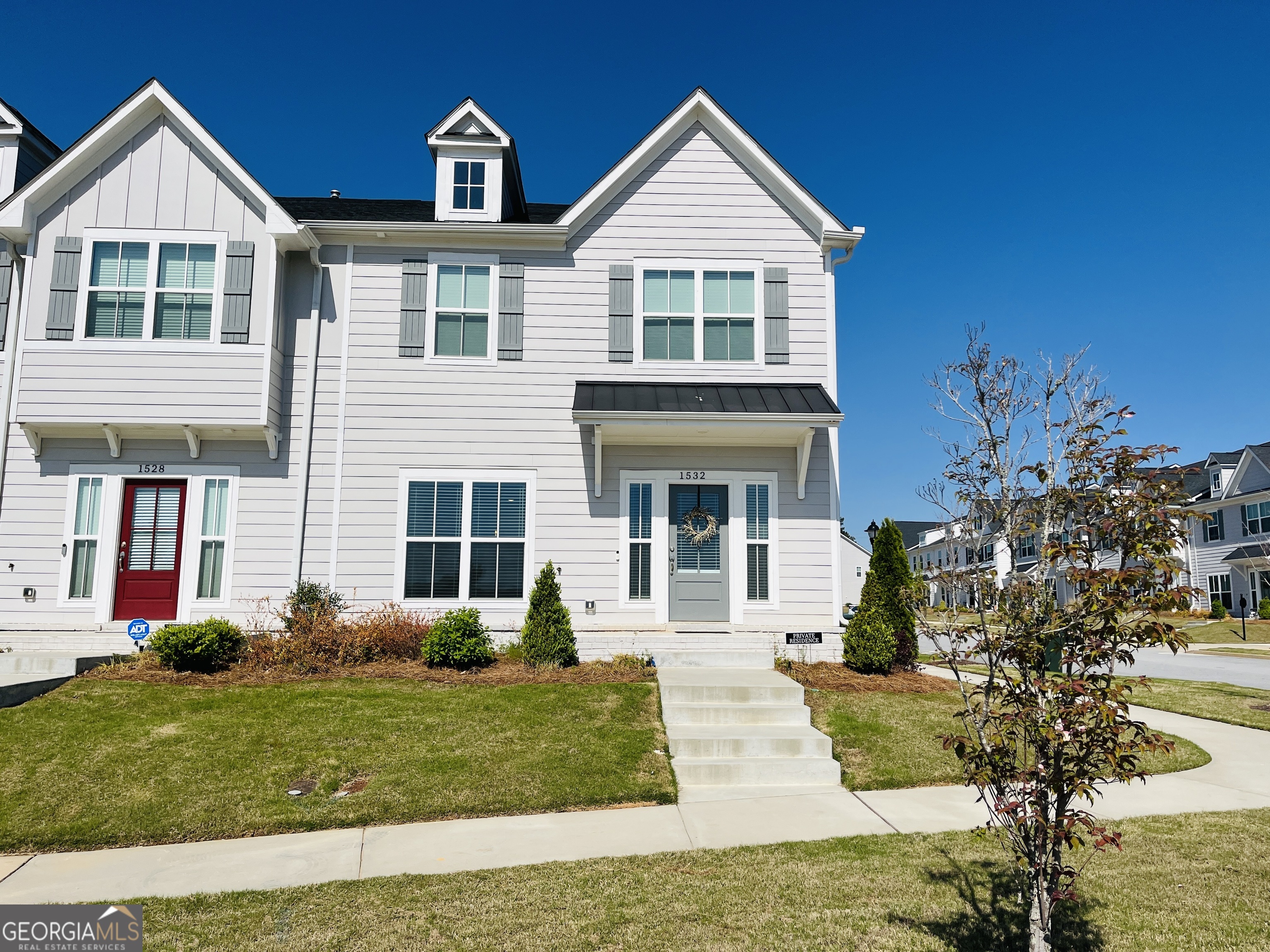 Welcome home to this breathtaking 3 bedroom, 2.5 bathroom townhome with an open floor plan! As you enter, you are greeted with a large family room that opens up in to the gourmet kitchen complete with solid surface countertops, large island and SS appliances! The family room has a beautiful gas log fireplace and open area above that's perfect to mount a TV! Conveniently located upstairs are all 3 bedrooms, large loft area and the laundry room. The oversized primary suite has tons of natural light and a huge walk in closet. The primary bathroom features dual vanities and a stunning tile shower! The additional 2 bedrooms and bathroom are located on the other side of the loft area for privacy! This community features dog parks, grilling stations, fire pits and a playground! Located just minutes from I-20, shopping, restaurants and more!