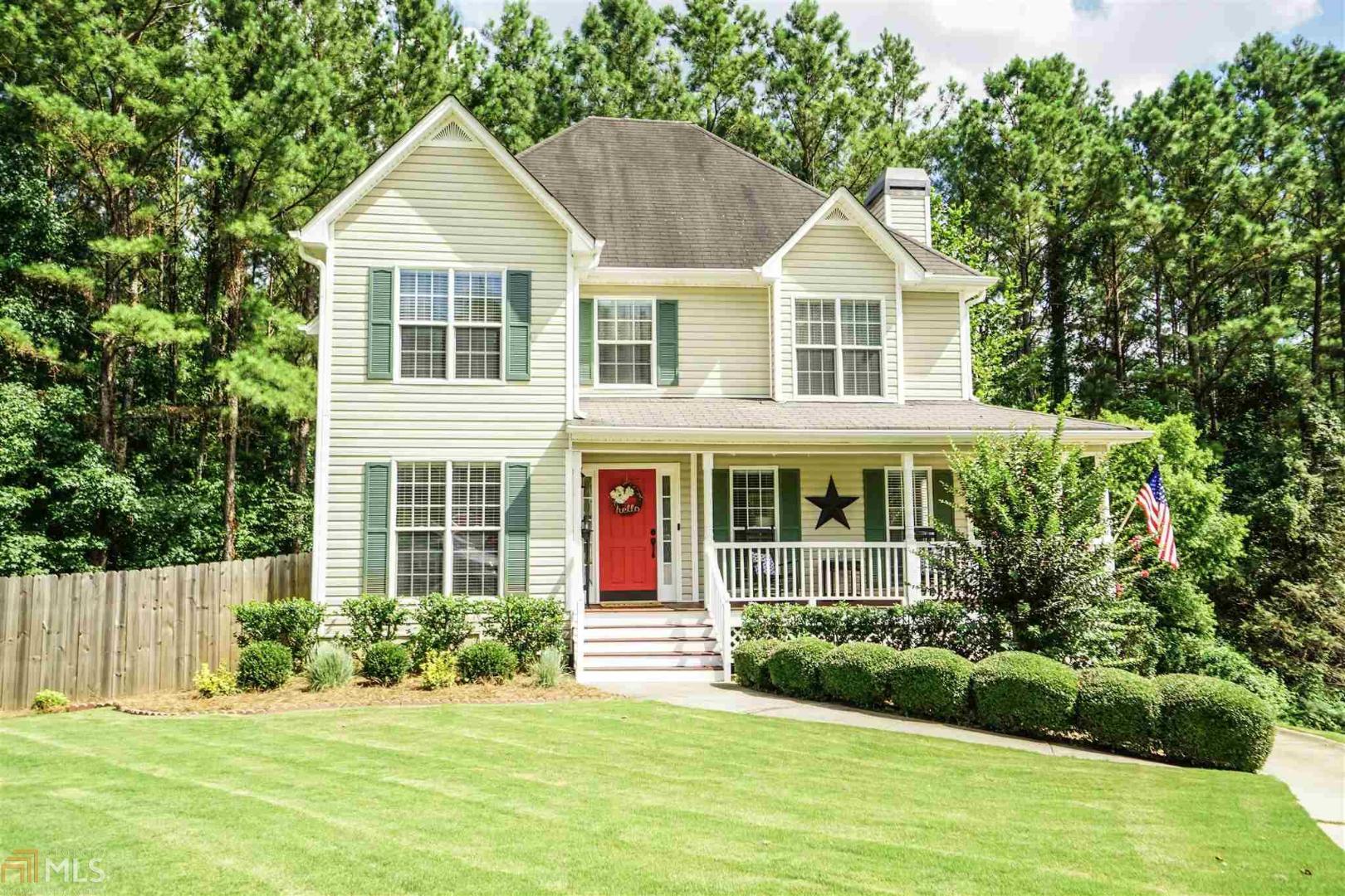 PRICE REDUCTION!!! No HOA. This beautiful traditional style home sits on over an acre lot in a cul-de-sac with a fenced in yard! Inside it has 4 beds and 3.5 bath with an oversized master bedroom and a finished basement. It has a new HVAC system, updated kitchen and bathrooms, as well as a fresh coat of paint. Sip coffee on your front porch in the mornings, wind down on the screened in back porch in the evenings. This beautiful home will not last!