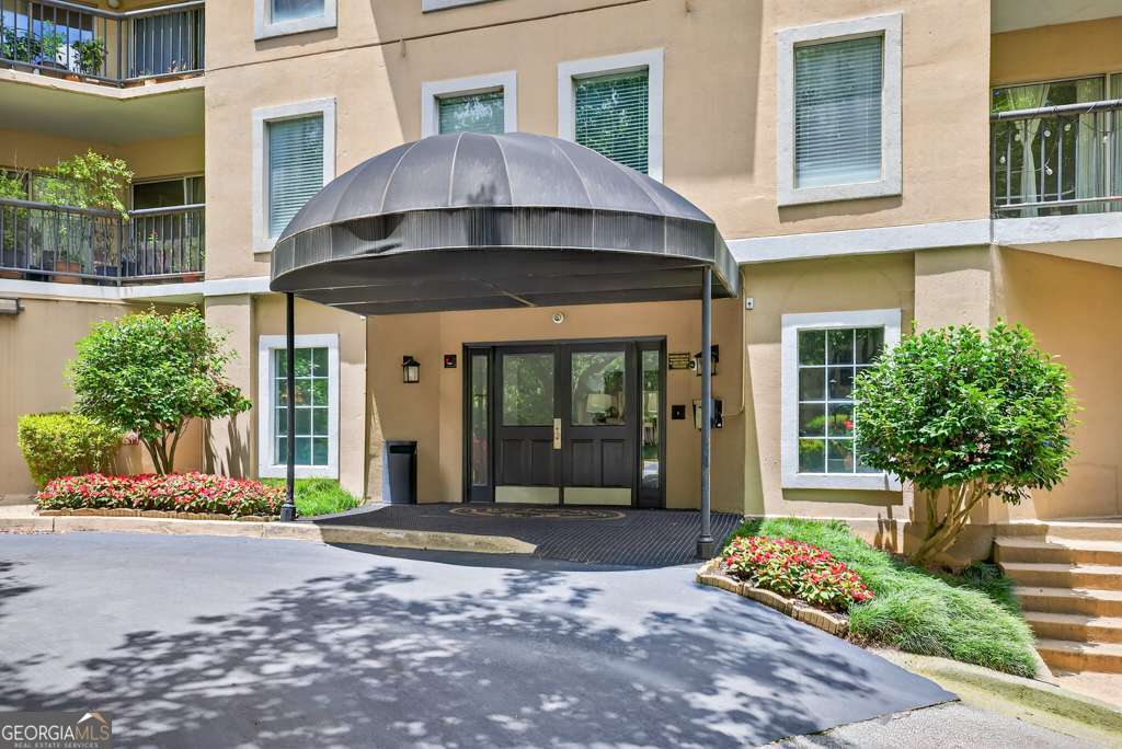 RARE 2 bedroom 2 bath in the heart of Midtown/Buckhead with a nice tranquil view!! Located in a highly walkable area, enjoy the conveniences of the Beltline just steps away, along with restaurants, shopping, and hospitals nearby ~ Split bedroom pla with balcony access from both rooms ~ Both full baths feature tiled floors and granite counters ~ The Terraces At Peachtree offers fabulous amenities including pool, fitness center, and outdoor grilling area, owner's clubroom, and a deeded covered parking spot...or explore the nearby Beltline via the Bobby Jones Golf Course Connector!!!