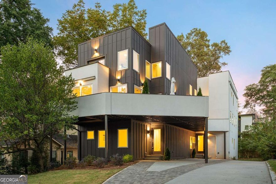 Open for Public Showing on Saturday, October 18th, from 2 PM - 4 PM - come see the home during this time! Discover unparalleled luxury and space in this brand-new, architecturally stunning townhome, perfectly positioned for ultimate city living near Georgia Tech and Atlantic Station in Home Park! There are 2 units but being sold separately as Unit A and Unit B. Unit A is 3,486 sq ft of sophisticated living space with a private rooftop of about 861 sq ft, and about 712 sq ft of decks and balconies - all with city views-a true entertainer's oasis. Unique to Unit A, the living area opens directly to a magnificent wrap-around deck, seamlessly blending indoor-outdoor flow on the main floor.  Comprising luxury finishes & spa-inspired design, the open-concept main level features a gourmet kitchen with Bosch stainless steel appliances, top of the line Cambria quartz countertops, and elegant gold fixtures throughout the home. Above it all, the dedicated upper floor primary suite serves as a private sanctuary with it's own private balcony.  An exclusive, unique bathroom featuring a luxurious soaking tub, an oversized shower with frameless glass, Cambria quartz counters, and bright skylights that fill the space with natural light. The lower terrace level offers massive flex space, easily adaptable for a gym, media room, or home office, with a full bathroom.  Live in the epicenter of convenience, minutes from Georgia Tech, Atlantic Station, premium shopping, dining, and immediate access to I-85.