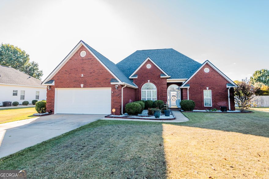 This spacious all-brick home offers 4 bedrooms and 3.5 baths, with NO carpet anywhere - a stylish and low-maintenance choice for busy families. Updates within the past few years include: New flooring throughout, Interior repainted, Updated light fixtures, and Roof and garage door replaced. You'll love the spacious closets in every bedroom, along with a convenient pantry, linen closets, abundant attic storage, and a storage shed for all your extras. Step outside into your private backyard retreat featuring a privacy fence and sparkling inground pool - the perfect way to beat those blazing Southern summers! This home has been well cared for and is ready for you to move in and make it your own. Don't wait - your next chapter starts here!