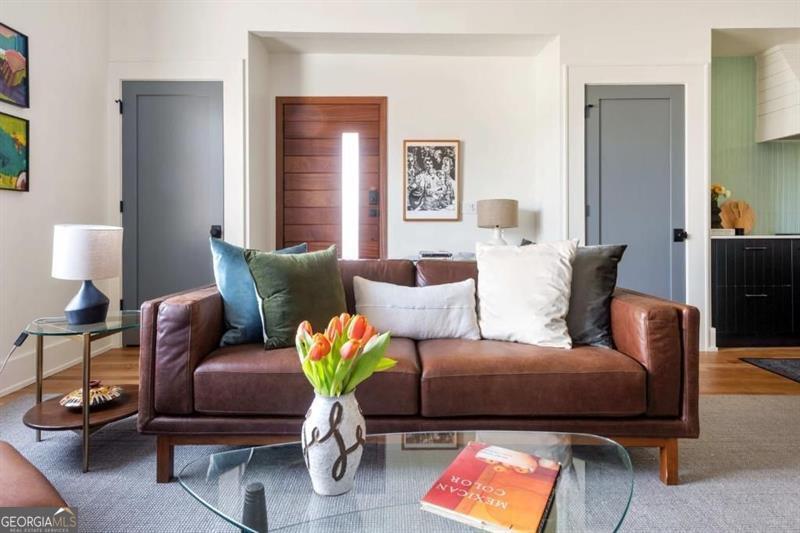 Walk everywhere from your elegant Beltline sanctuary. This stylish 1BR blends classic charm with modern comfort, featuring open living space and fully equipped kitchen with modern appliances. Steps from Lang-Carson Park and the Atlanta BeltLine, explore top dining, public art, and outdoor adventures. Enjoy private off-street parking! Completely remodeled in 2024, this stunning space features soaring 15+ foot ceilings, a bright and airy bedroom, and a brand-new kitchen and bathrooms with modern finishes and appliances. The abundant natural light enhances the open, contemporary design, making the apartment feel even more spacious. Waste & water are included, and you'll enjoy the ease of free off-street parking! This unfurnished rental is the perfect blend of charm, comfort, and convenience. Your dream Beltline lifestyle starts here!