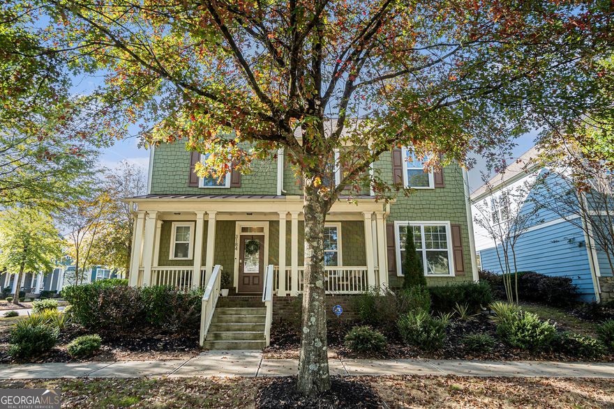 Welcome to this lovely, well-maintained four-bedroom, two-and-a-half-bath home on a corner lot in the highly sought-after Tributary community. This home is charming and has modern comfort, featuring an inviting open-concept kitchen and family room-perfect for entertaining. The kitchen boasts stainless steel appliances and flows seamlessly into the family room, creating the heart of the home. Upstairs, you'll find the primary bedroom with an upgraded California closet, an extra sitting area, and an updated master bathroom. Three spacious secondary bedrooms and a full updated bathroom offer plenty of space for family or guests. Step outside to enjoy a fenced-in backyard, ideal for relaxation and gatherings. Living in Tributary means access to an abundance of resort-style amenities, including a fitness center, clubhouse, pools, and parks. Plus, you're just a short walk from local coffee shops and restaurants, making this a truly walkable and lively community to call home.