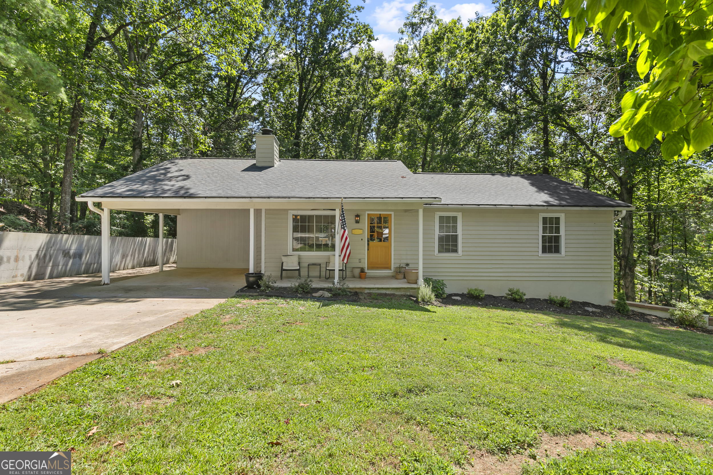 Completely Renovated Ranch on 2+ Acres with Seasonal Lake Views! Welcome to your Pinterest-perfect, move-in-ready dream home! This beautifully renovated ranch sits on a spacious 2+ acre lot and offers the perfect blend of modern updates and serene, country-style living-with no HOA to limit your lifestyle. Inside, you'll find an airy open-concept layout filled with natural light and stylish finishes throughout. The home boasts all-new flooring, fresh interior and exterior paint, designer lighting, and fully renovated bathrooms and kitchen-complete with a walk-in pantry, new appliances, and spacious laundry room. Enjoy peace of mind with brand-new major systems, including a new roof, HVAC, plumbing, a newer hot water heater, and newer windows. A newly built back deck overlooks your fully fenced backyard, offering privacy and space to entertain, play, or garden-plus seasonal views of the lake! The partial unfinished, daylight basement is stubbed for a bathroom and ready for your custom touch-whether you're dreaming of a home gym, media room, or additional living space. With plenty of room to grow, stylish design choices, and turn-key condition, this is the rare kind of home that truly has it all. Don't miss your chance to own a slice of paradise!