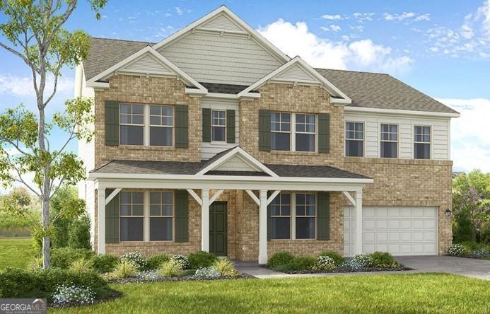 New Construction - Ready Now! Built by America's Most Trusted Homebuilder! Welcome to the Aiken at 5325 Trescott Path in Kennison Creek! Off the foyer, a flex room sits to one side and a formal dining area and powder room on the other side. The open kitchen features a spacious island and flows into the casual dining area, gathering room, and covered patio-perfect for entertaining. A private main-level suite includes an en-suite bath and walk-in closet. Upstairs, the primary suite offers a spa-like retreat with a soaking tub, walk-in shower, dual vanities, and two walk-in closets. Three additional bedrooms, two full baths, and a laundry room complete the upper level. With top-rated schools, thoughtful design, and a convenient location, Kennison Creek blends luxury and lifestyle beautifully. Additional highlights include: a tray ceiling in the dining room, tub and shower in the primary bath, an addition bathroom upstairs, extended covered patio, open railing at the staircase, and LVP stair treads. Photos are for representative purposes only. MLS#10552940