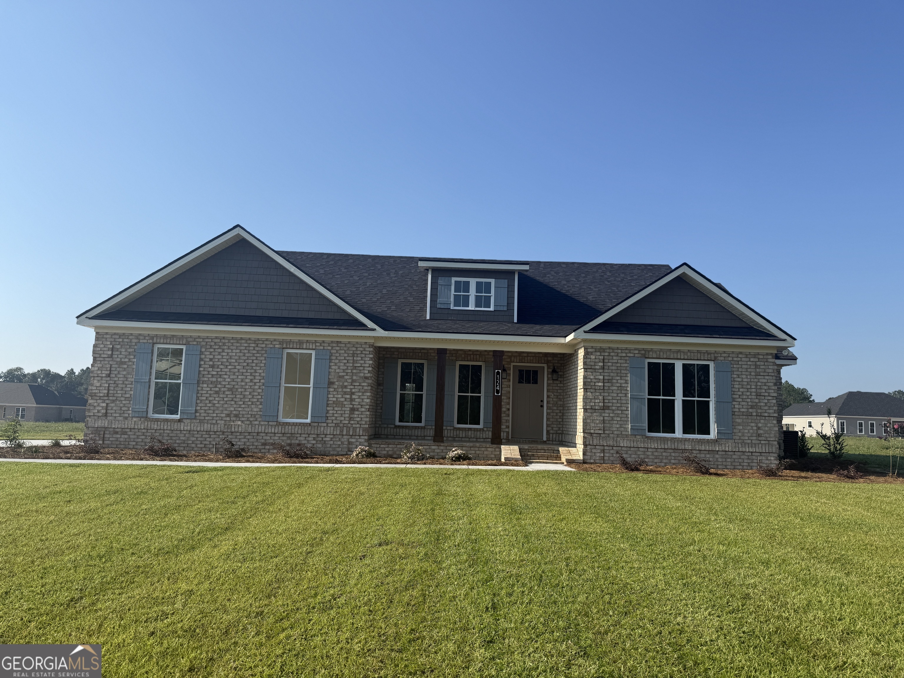 *$15,000 builders incentive available until October! One of a kind New Construction Home in one of Bulloch County's Newest Subdivisions- Evelyn Oaks! This 4 bed, 3 bath home sits on a .58-acre lot and features a split bedroom floor plan with open-concept living. The kitchen includes a large island and flows into a separate dining area and a combined living/dining room-ideal for entertaining. All bedrooms offer walk-in closets, with a large en-suite and walk-in closet in the primary suite. Additional features include a 2-car garage, ample storage, and plenty of yard space for outdoor enjoyment. A $450 Mailbox fee is due at Closing. Be the first buyer in this new subdivision and get a FREE privacy fence!