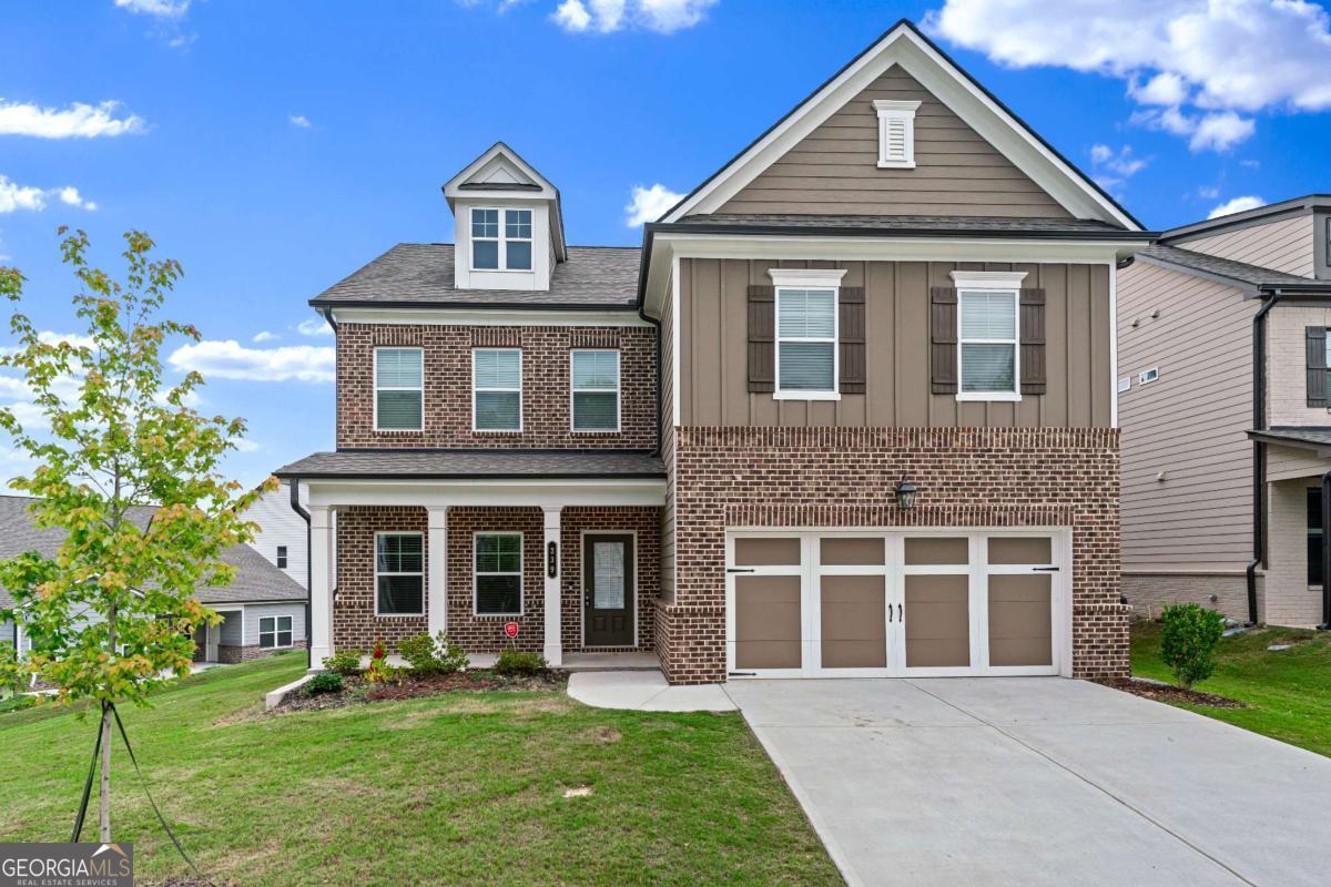 Highly sought after Grayson High School district. This home offers 5 Bedrooms and 4 Bathrooms with a spacious guest suite with a full bathroom on the main level. Beautiful French doors have been added to the study as you enter the home. The great room boasts a stacked stone fireplace and coffered ceilings which open up to the kitchen and separate breakfast room. Gourmet appliances, painted cabinets, and tile backsplash are just some of the upgraded features. Upstairs has an open Loft area, a Primary Suite with a double trey ceiling, a Primary Bathroom with a 7' shower option, 3 Secondary Bedrooms, 2 Secondary Bathrooms, and a Laundry room. Covered patio and backyard. A must-see! Starling Elementary Couch Middle School. Move in ready! *Renter's insurance required