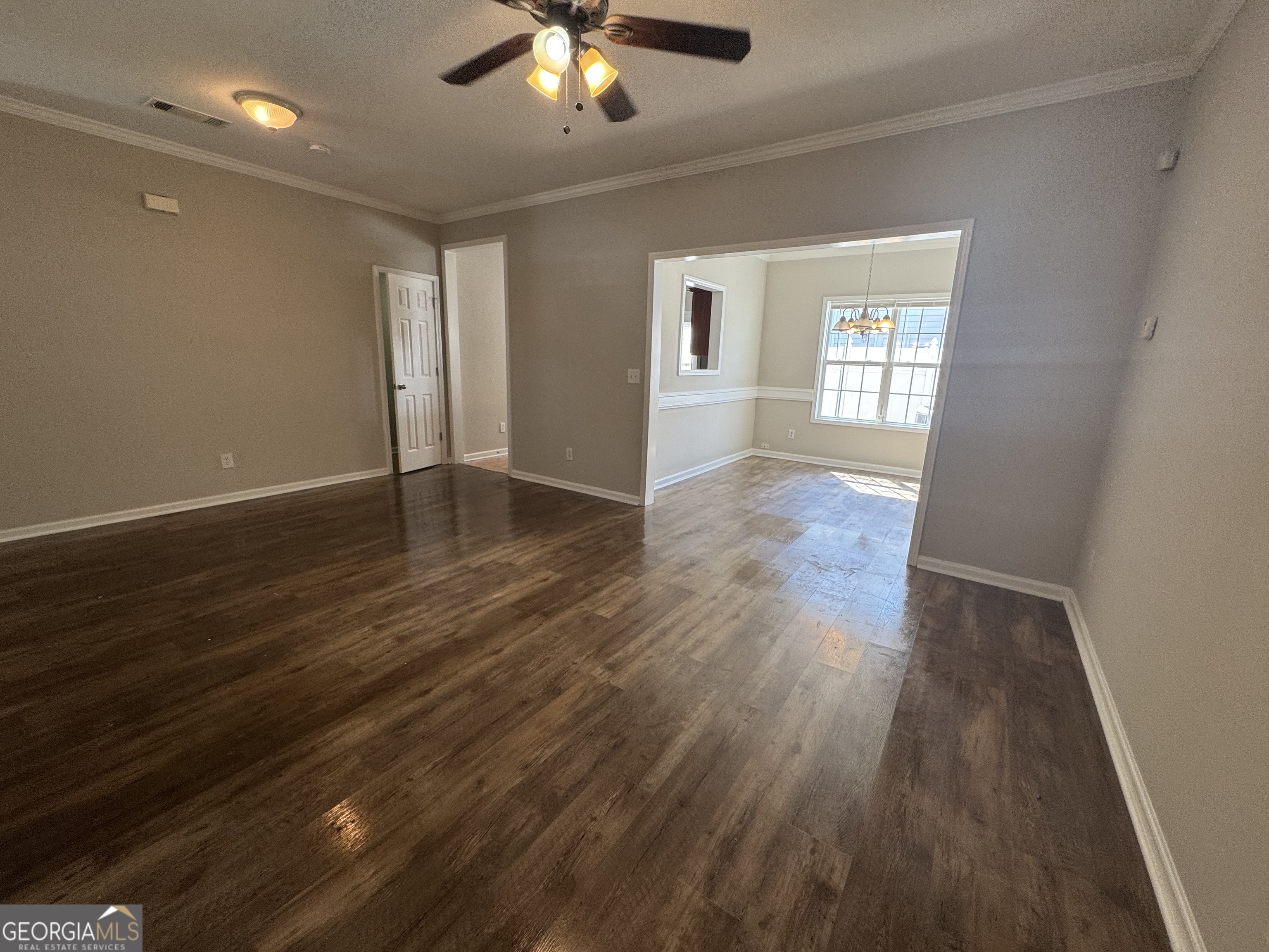 Beautiful 3 bed, 2 1/2 bath townhome! This home also has a bonus room in the loft that would make a great office, nursery/play room or craft room. . The home has a one car garage. SHORT DISTANCE to schools, Loganville High district, Meridian Park, Gym, pond, trails, and a playground.