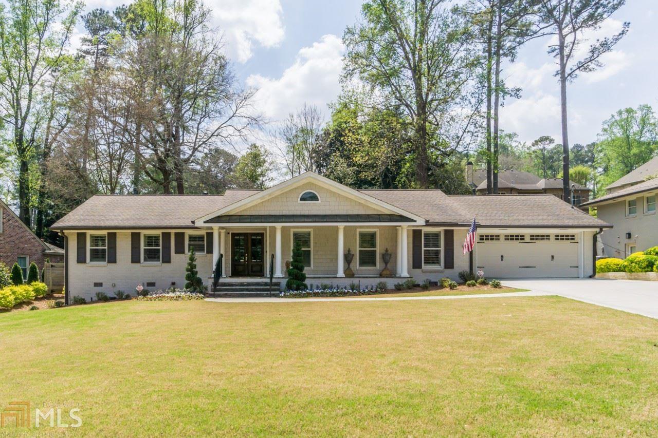 Price Adjustment!!! Rare one-level living home with pool and high-end renovation completed by Boutique Custom Builder Fred Milani in sought after Oak Grove! High-end additions include Luxurious Master Suite with Sitting Room, Custom Closets, Expansive Master Bath, Vaulted Ceilings w/Skylights, Gourmet Kitchen with Quartz Countertops and SS Appliances, Hardwood Floors throughout, and 2-car garage. All updated systems. Current Owners Added Saltwater Pebble Tec Pool with Gorgeous Solid Travertine Pavers. Stunning Cabana Perfect for Entertaining that features an Outdoor Kitchen with SS Grill and Appliances, Sleek Linear Gas Fireplace and 75" TV. Professional Landscape, Irrigation and Lighting. Access to the lake for kayaking, canoeing, and fishing!