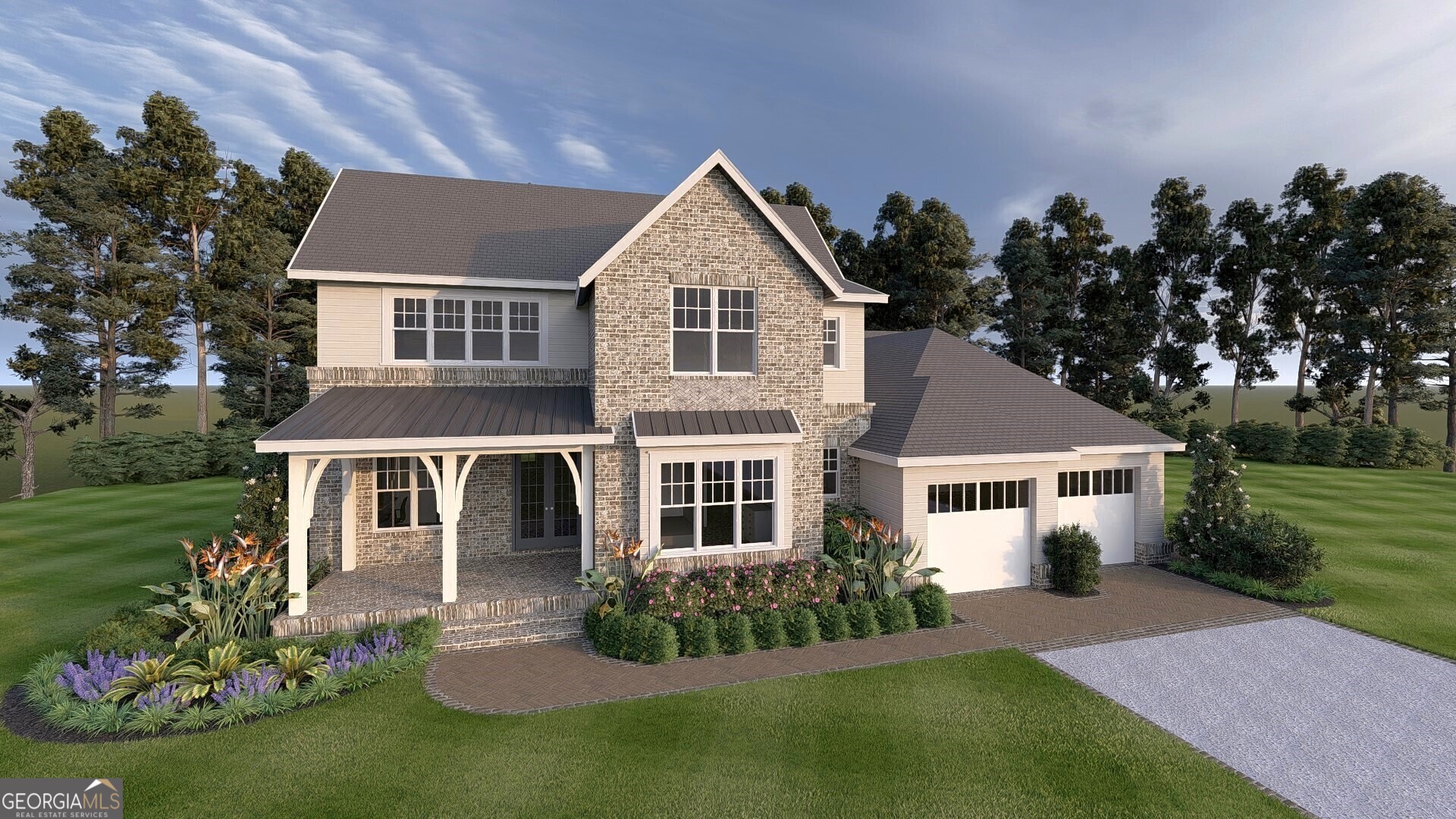 Beneath the canopy of stately live oaks, this artfully envisioned cottage is a seamless blend of timeless elegance and modern functionality. The inviting stone-accented exterior welcomes you to a thoughtfully designed home that is both warm and sophisticated. This home is designed for comfort and functionality, featuring an open main level with a spacious living area, open kitchen, and a luxurious primary suite. The back porch provides the perfect setting for outdoor entertaining and was designed with an optional outdoor kitchen in mind. Upstairs, three en-suite bedrooms, a lounge area, and an optional kitchenette offer privacy and versatility. Frederica Marsh Cottages is an intimate gated community of 27 luxury homes adjacent to the prestigious Frederica Golf Club on beautiful Saint Simons Island. Cottages start at $1.8mm, range from approximately 3,300 to 4,200 square feet, and have at least 4 bedrooms, all with ensuite baths. Most cottages can accommodate a pool and all cottages can accommodate an outdoor kitchen, firepit, and many other exterior enhancements. All cottages include a full landscaping package and designer curated selections throughout, full selections sheets for each cottage are available upon request and include complete room by room selection details and visuals. A variety of lateral change options are also available for all selections including fixtures, finishes, and exterior materials. Tucked under the stately oaks of Georgia's Golden Isles and surrounded by acres of protected wetlands, Frederica Marsh Cottages is designed to be the ultimate island enclave, with convenient access to Frederica Golf Club via a private, gated golf cart path. Although you are not required to be a Frederica Golf Club member to own property in Frederica Marsh Cottages, access to the club's amenities and grounds is only available to club members. The original purchaser of each Frederica Marsh Cottages will be offered application rights for a Full Golf Membership at Frederica Golf Club, which includes discounted developer initiation fees, subject to acceptance by the club. Please inquire for more details on club memberships and additional cottage upgrade options. One member of Seller's LLC is a licensed real estate agent in the State of Georgia.