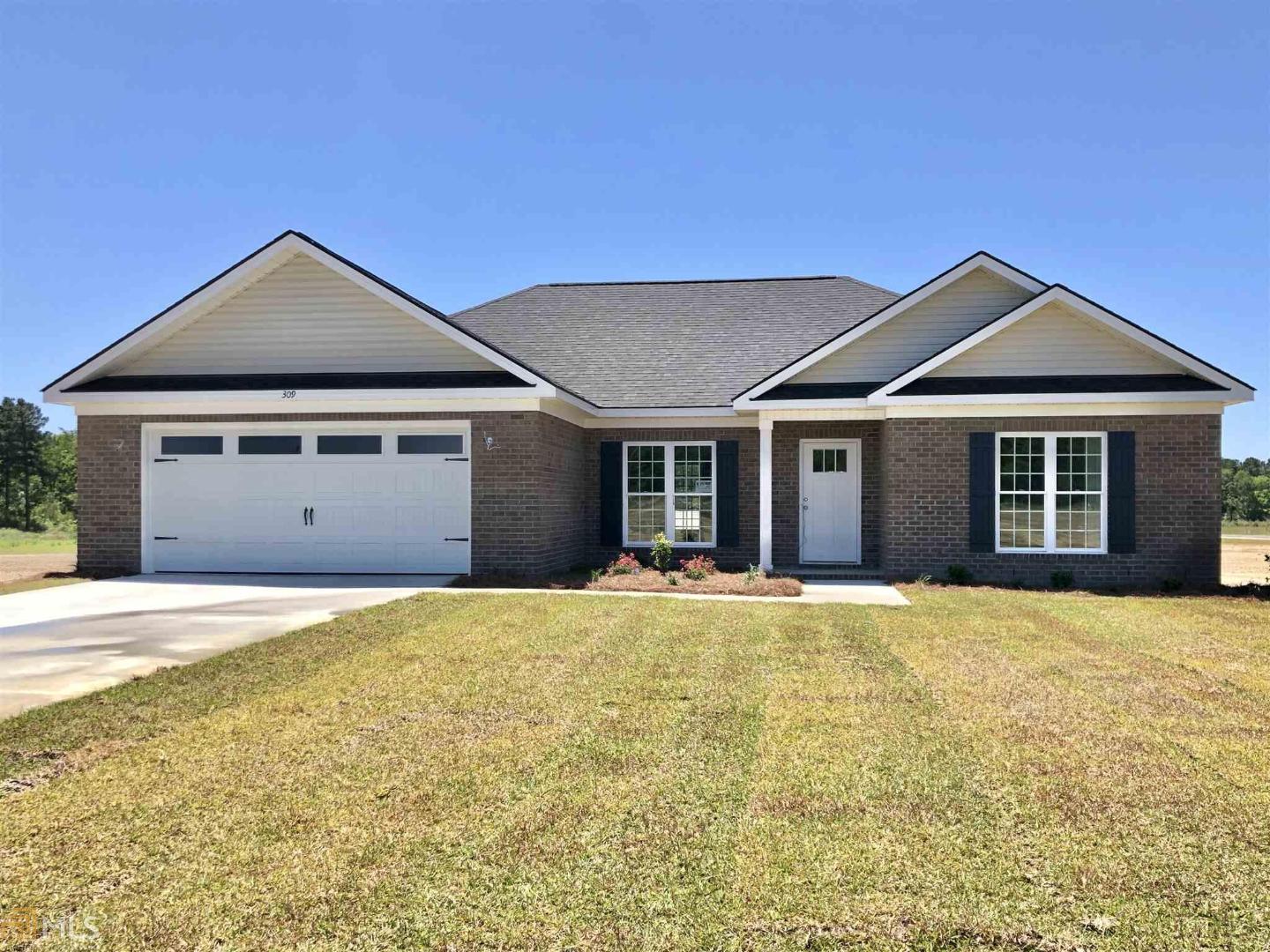 NEW CONSTRUCTION in top selling Weatherstone Phase II! Generous 4 bed/2ba, FULL BRICK HOME w/ large open great room & lofty vaulted ceiling, spacious kitchn w/ 5 STAR Energy rated stainless appliance pkg. & custom wood cabinetry, large walk in pantry, private master suite with HUGE walk-in closet, spa-like master includes gorgeous 6ft soaking tub/shower combo with tile surround. Relax on the large covered back porch. Includes 25 year architectural shingles, 9ft ceilings throughout w/ vaulted great room, energy efficient systems, sod/landscaping/irrigation pkg. Sits on large corner lot with addl. sod & irrigation! Lovely treed community w/ park-like setting. Located in the Southeast Bulloch School district! Plans & specs subject to change at builder discretion. $400 Mailbox Fee
