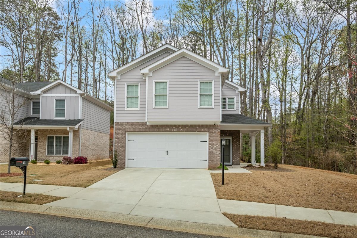 Welcome home to your like-new 4 BR 2.5BA home in Huntington Shoals in West Athens. The interior features an open floor plan with high ceilings, a family room with an electric fireplace, and a kitchen equipped with granite countertops and quality cabinetry. The upper level master suite includes a soaking tub, separate shower and double vanity. The three additional bedrooms are spacious with ample closet space. The property also includes an attached garage, front & side porch with a second entrance. You are situated on a 0.57-acre lot next to a stream so you can rest easy with neighbors on one side only! Call Catrina for more information or for your private showing (470)595-0860.