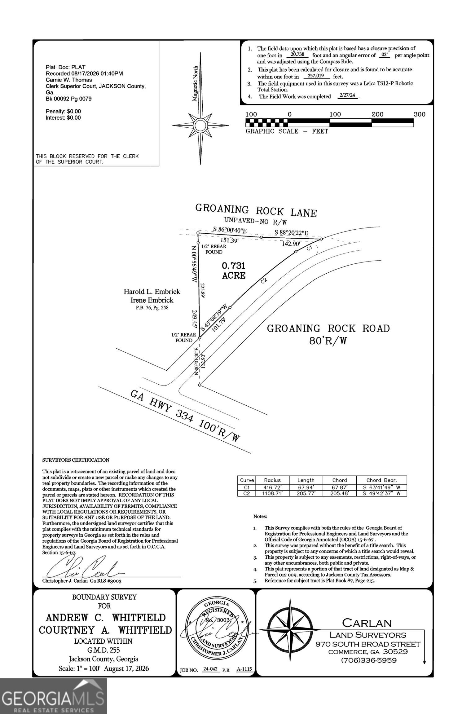 0000 Groaning Rock Road