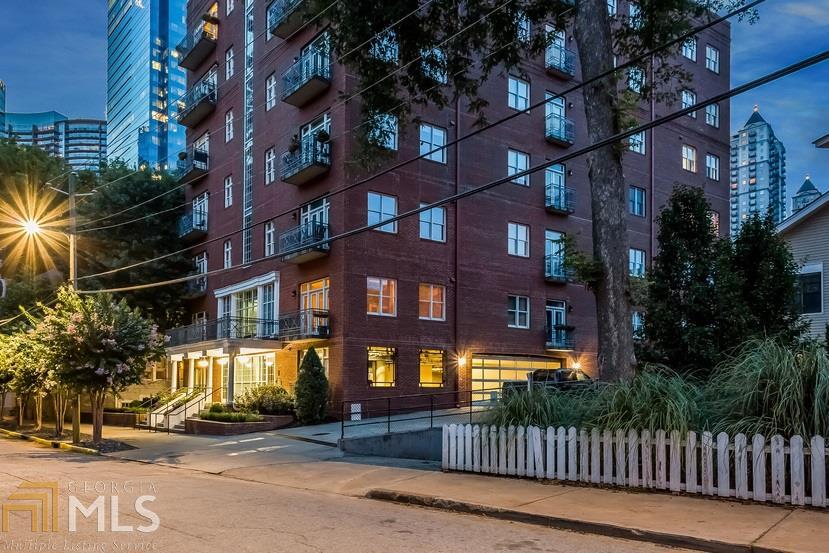 Simply stunning and impeccably renovated loft by heralded designer, Bill Musso, in one of Midtowna???s most desirable boutique buildings. Amazing location just steps from Piedmont Park with all the heart of Midtown offers. Huge open 1Br/1Ba corner loft w/hardwood floors, 11a???+ concrete ceilings & exposed ductwork thru-out. Tons of light/windows. Chefa???s kitchen w/concrete counters and island w/gas range! Large Ownera???s Suite w/brand new spa-bath and walk-in closet. MUST-SEE! RENTAL PERMIT AVAILABLE!