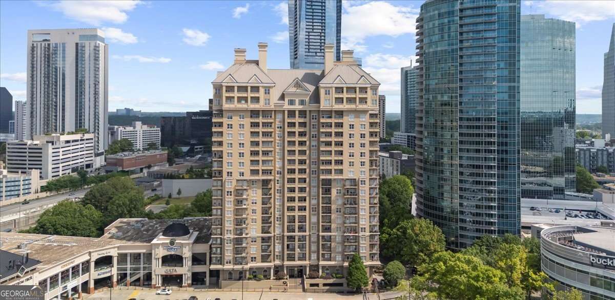 Seller is offering up to $10,000 towards closing costs with an accepted offer! Exceptional Location with Outstanding Walkability - Boasting an Impressive Walk Score of 80! Experience elevated living in this elegant and spacious 2BR/2BA high-rise condo, perfectly nestled in the vibrant heart of Buckhead. With 1,804 Sq.Ft. of living space, this is the largest 2-bedroom floor plan in the building, offering both luxury and comfort in an unbeatable location. Sunlight fills the space through expansive New Windows, highlighting a well-appointed kitchen equipped with granite countertops and stainless steel appliances, including a new refrigerator and dishwasher (2024). All appliances stay including washer/dryer. New HVAC (2020) **Two Rare & Coveted Private Balconies enhance condo's appeal-one off the main living area and another exclusively for the master suite.** With a bright, open-concept design featuring hardwood floors, this home offers effortless flow between the dining area, living room, and a dedicated office space/den, which can be converted to a small third bedroom. Three walk-in closets, a separate laundry room, pantry, and a coat closet offer ample storage. Assigned parking for the unit in a large spot near the elevator in the secure, covered parking garage. Exceptional Amenities include: **24-Hour Concierge** - **Rooftop Pool with stunning skyline views** - **State-of-the-Art Fitness Center** - **Authentic ASB Squash Court** - **Separate Men's and Women's Locker Rooms with Saunas**- **Outdoor Meridian Park featuring a serene English Garden setting with a fire pit, grilling area, and putting green** - **Billiard Room, with multiple TVs and space to entertain** - **Theater Room w/120'' screen and full surround sound** - **Library** - **Conference Room** - **Pool-Level Events Room with a full kitchen, bar, and breathtaking views** - **In-House Salon** - **Two Guest Suites** This beautifully maintained unit is within walking distance of Atlanta's finest dining, shopping (including the New Buckhead Publix), entertainment, Buckhead Church, and Path 400 - perfect for biking/walking! Live just minutes from Phipps Plaza and Lenox Square with easy access to MARTA and major highways - everything Buckhead has to offer is right at your doorstep, including award winning IB schools!
