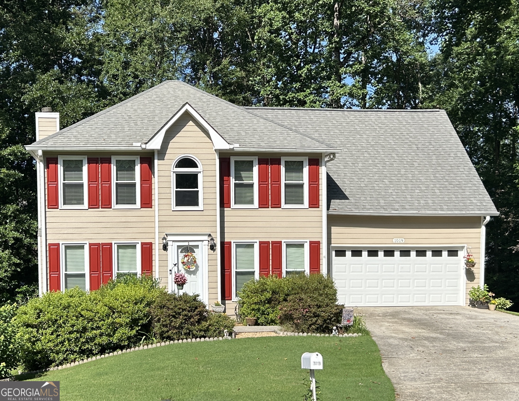Well-appointed two-story traditional home on a full basement! Located on a cul-de-sac lot with a private backyard, this home offers beautiful spaces inside and out. A grand entryway welcomes you into the home. The kitchen features granite countertops, plenty of cabinet space, and stainless steel and black appliances. The kitchen has a view to the family room, which features a fireplace for ambiance year-round and warmth in cooler weather. There is a separate dining room. Half-bath on the main level. Another spacious room can be used as an office, reading room, play room, or piano room. The master bedroom is oversized, and the master bath is luxurious featuring a double vanity, separate shower and tub, and walk-in closet. Three additional bedrooms upstairs and another full bath. The basement is full and unfinished, providing many opportunities for storage and future expansion. A large deck provides a great place to enjoy the outdoors. A back patio is another nice place to enjoy nature. The yard is beautifully landscaped with colorful plants and flowers. Near schools, shopping, restaurants. Conveniently located near I-85 and GA-316. No HOA.