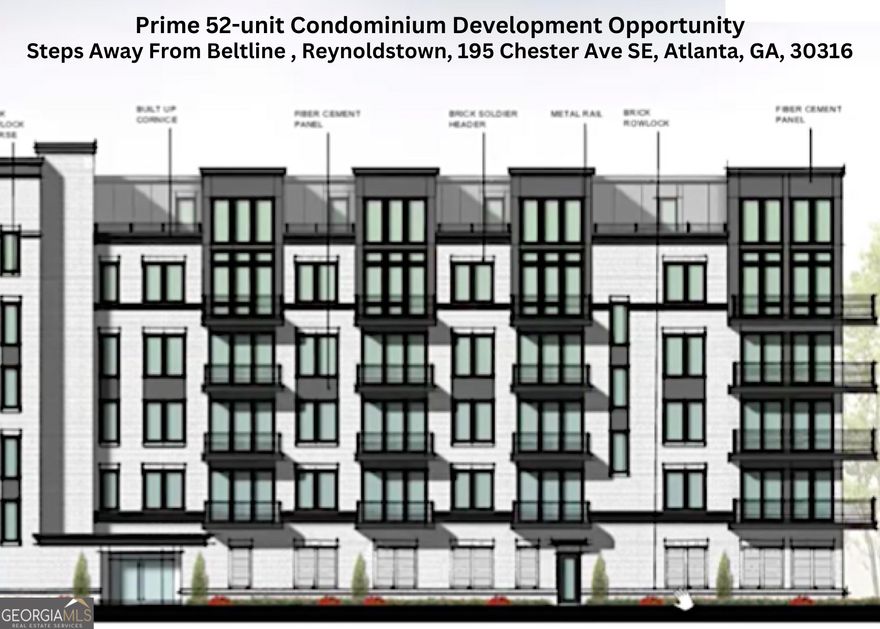 Rare - 52 Unit LDP Approved Condominium Development Opportunity. Steps from the Beltline! Located in the highly desirable Reynoldstown neighborhood of Atlanta, 30316. Equitable Realty, LLC is pleased to exclusively present this exceptional development-ready opportunity in one of the city's most sought-after urban corridors. Situated on Chester Avenue, just off Memorial Drive (30316), this prime site is fully approved for a 52-unit condominium project, with the Land Disturbance Permit (LDP) already secured, allowing for immediate construction. Positioned steps from the Atlanta Beltline, the site offers direct access to one of the city's most transformative mixed-use corridors, providing future residents with walkability to Madison Yards Shopping Center, AMC, and a diverse selection of retail, dining, and entertainment venues. Investment highlights include a fully entitled project with an expedited path to construction, proximity to high-demand retail and lifestyle destinations, a high-income buyer demographic seeking well-located, modern condominium units, and superior connectivity to I-20, Moreland Avenue, and Downtown Atlanta. The 30316 zip code continues to experience rapid appreciation, driving increased property values and demand for new housing inventory. This turnkey opportunity is ideal for developers and investors looking to deliver a best-in-class condominium project in a high-growth urban submarket. With strong absorption rates and a walkable location, this development is well-positioned to generate significant returns. For more information, please contact Equitable Realty, LLC to request an Offering Memorandum for this premier development opportunity.
