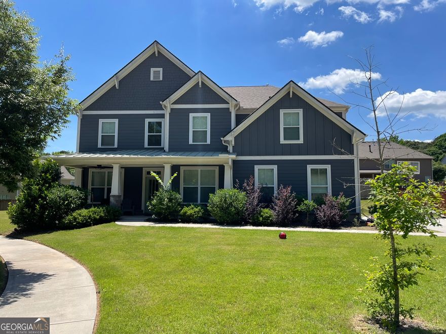 With only 2 homes in the cul-de-sac, you'll enjoy unmatched peace and serenity in this award-winning master planned community. Tributary is not just a subdivision, It's a lifestyle with a strong sense of community!! Amenities include, swim/tennis, fitness center, walking/hiking trails, green spaces, firepits, multiple playgrounds, an annual chili cookoff and much much more!! This 5 Bed / 3 Bath home was built 2019 and is still under the builders 2/10 warranty. With a double master suite upstairs and a bedroom and full bath on the main level this home has everything you'll need with room to grow!!