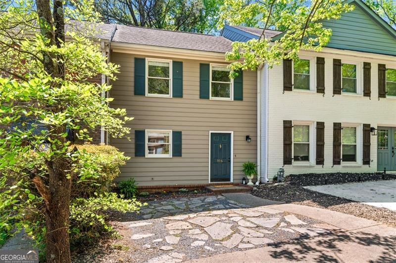 Welcome to this charming and versatile townhome in Marietta, perfect for homeownership or investment! Featuring 2 spacious bedrooms and 2.5 bathrooms, this well-designed home offers comfort, functionality, and style throughout. Enjoy a sunny kitchen with a breakfast nook, a separate dining area, and a cozy living room with a classic brick fireplace, ideal for relaxing or entertaining. Step outside to your private rear deck and take in the peaceful, wooded views that provide a quiet, serene retreat. Upstairs, both bedrooms feature ensuite bathrooms, offering comfort and privacy for guests, roommates, or a home office setup. All appliances are included, and the home is move-in ready. Located in the Twin Brooks community with a voluntary HOA and no rental restrictions, this investor-friendly property offers excellent income-generating potential. Whether you're searching for your own home or adding to your portfolio, this is a fantastic opportunity. Just minutes from I-75 with easy access to Downtown Marietta, Truist Park, Kennesaw University, shopping, dining, and more. This home has it all. Welcome Home!