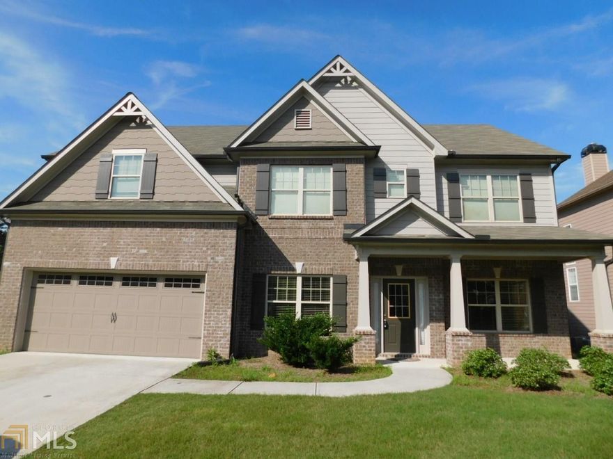 5 BEDROOMS/3 BATHS. OPEN FLOOR PLAN. GOURMET KITCHEN W/GRANITE AND ISLAND PERFECT FOR ENTERTAINING W/ VIEW TO THE FAMILY ROOM; HOME FEATURES  HARDWOODS; TILE, WROUGHT IRON RAILING. LOFT AREA, BEDROOM ON THE MAIN LEVEL WITH FULL BATH. HUGE MASTER SUITE W/TREY CEILINGS, ENTERTAIN ON YOUR COVERED PATIO, WITH A PRIVATE BACKYARD!