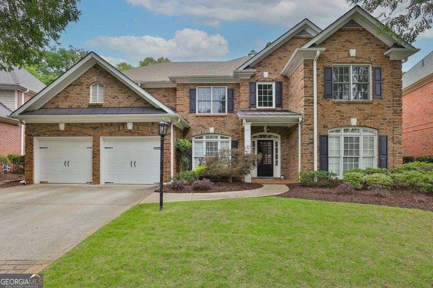 Amazing executive home. Master suite on main. Level entry front and garage. Fantastic outdoor living space perfect for entertaining or relaxing. Pool w/ flagstone deck, outdoor fireplace, outdoor kitchen, pool slide. Large keeping/breakfast area off kitchen.  Open floorplan. Chefs dream kitchen with large island and plenty of counter and cabinet space. Upstairs loft perfect for piano, pool table or media room/teen suite. Updated bathrooms with granite counters. Updated light fixtures throughout.