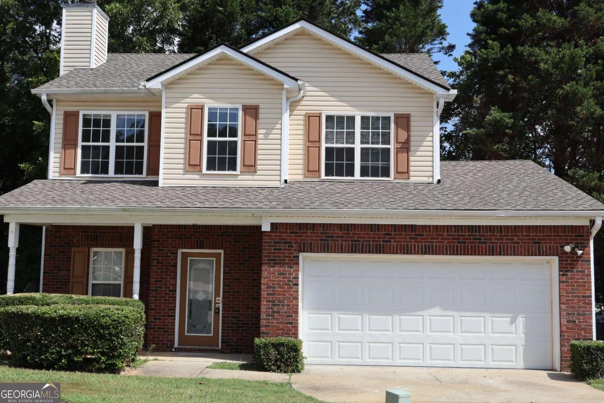 This total electric & freshly painted home is move in ready! The main level features a cozy family room with fireplace, separate dining room & den/office. Gourmet kitchen with granite countertops & black appliances. Convenient guest half bath. The upper level features a large primary suite with a walk-in closet & separate tub & shower, 2 additional secondary bedrooms, full bath & laundry room. 2 car garage. Must have 600+ credit score & 2 year lease required. Sorry, no section 8 or vouchers. Hurry, this won't last long!