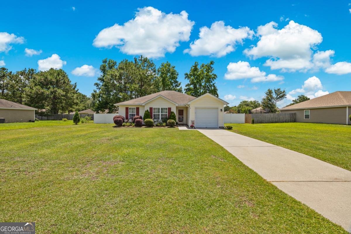 Step right up, savvy house-hunters, because this beauty is about to steal your home-sweet-home dreams! Tucked in the charming town of Guyton, this stunner feels brand-new?-?but guess what? It's BETTER than new! This meticulously maintained one story three bedroom home features two full bathrooms and many upgrades, including the new privacy fence and an 8 x 8 shed in the back that conveys. This Home seriously looks like no one has ever lived here. The community also offers a pond and community pool.