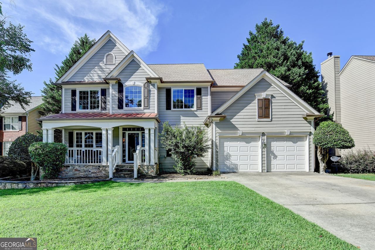 Excellent North Gwinnett School District, 4Beds&21/2Bath w/ bonus room upstairs, Full finished basement offers room & full bath, separate theatre space & living room, huge private backyard, Luxury tiles & hardwood combined main floor, Eat in kitchen, kitchen view to family room, separate dining & living room can be used another office space for main level, updated master bathroom & hall way bathroom upstairs, Replaced New pella window for entire interior windows keep your gas & electricity bill low enough like new home.