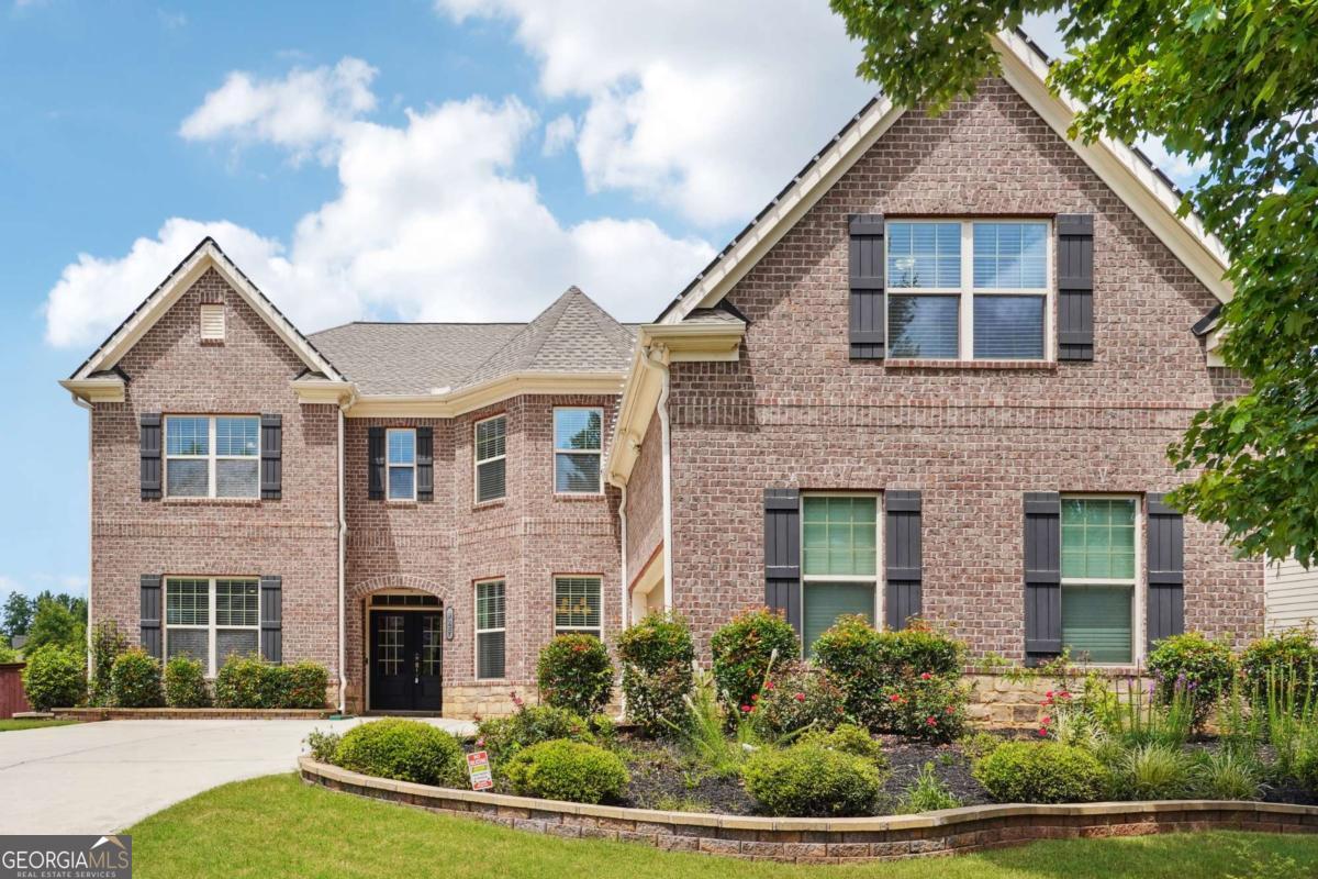 Welcome to the Beautiful Single Family home in the MOST POPULAR and FAMOUS Bridgehampton Community in Alpharetta, Georgia. It's a 5 Bedroom, 4.5 Bathroom and has 5136 sq ft finished area. Biggest Monroe Floor plan, Elev B with tons of upgrade - Brick front, Finished Bonus room, Upgraded Owner's Retreat, Bookcases in Owner's Retreat, Bookcase in the Family Room, added Retreat room 504 sq ft downstairs in 2023, additionally added 238 sqft hobby room upstairs in 2024, Covered Patio Deck, Huge garden bed, Stone edging around the whole house, Several fruit trees in the Backyard. Beautiful fenced backyard, All rooms are built in Closet by design, Garage has additional storage built, blinds and curtain fixtures installed. Washer, Dryer and Refrigerator included with the house. Exterior of the house has Inspirational holiday lighting design. Huge Family room, Freshly Painted, Sunroom, Private Fenced Backyard, Upgraded hardwood flooring, Upgraded light fixtures, Granite top kitchen, Loft and upgraded bathrooms. Excellent School district and very close to the hwy 400 & Exit 12B and easy access to Midtown or Downtown.