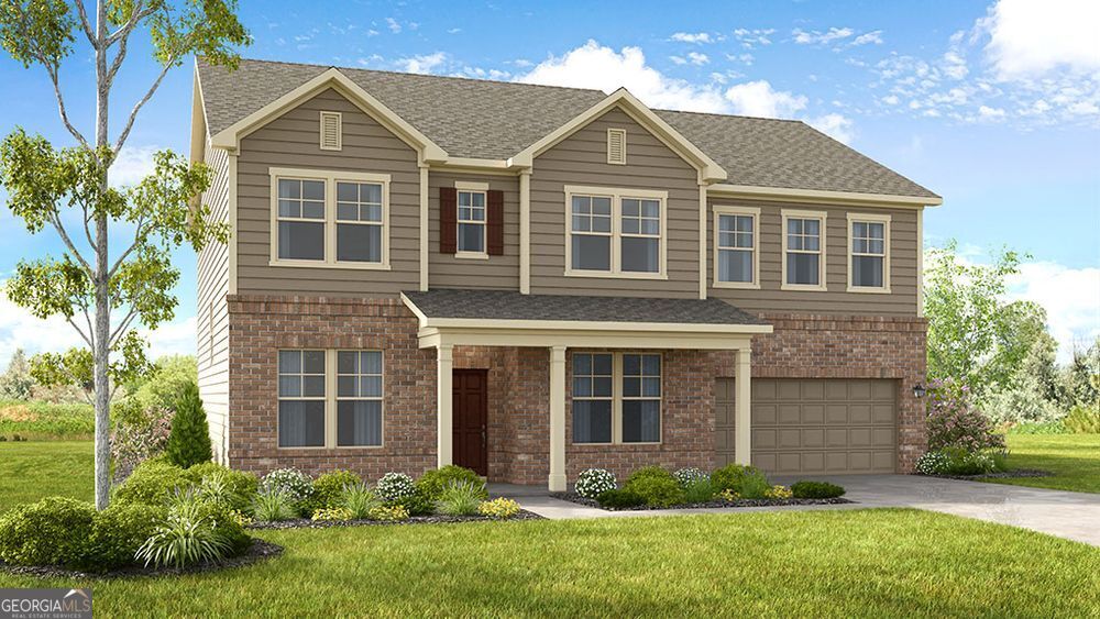 New Construction - October Completion! Built by America's Most Trusted Homebuilder. Welcome to the Aiken at 5520 Linfield Court in Kennison Creek! This thoughtfully designed home offers the perfect balance of flexibility, space, and comfort for today's lifestyle. The main floor features a private bedroom suite, ideal for guests or multi-generational living, along with a formal dining room and a versatile flex space to fit your needs. The open-concept gourmet kitchen flows seamlessly into a bright and welcoming living area and includes a convenient butler's pantry, perfect for extra storage and easy entertaining. Step outside to enjoy the extended outdoor living space, ideal for relaxing or hosting gatherings. Upstairs, you'll find four bedrooms, including a spacious primary suite with a large walk-in closet, a dual sink vanity, a walk-in shower, and a soaking tub for a true spa-like retreat. Kennison Creek combines luxury and convenience in a prime Cumming, GA location. With top-rated schools, stunning homes, and desirable amenities, this community offers an exceptional lifestyle. Experience the perfect blend of comfort and sophistication in a setting designed for modern living. Additional highlights include: fireplace in the great room, double doors into the flex room, an additional bathroom added upstairs, a soaking tub with a separate shower in the primary bathroom and covered back patio. Photos are for representative purposes only. MLS#10598841