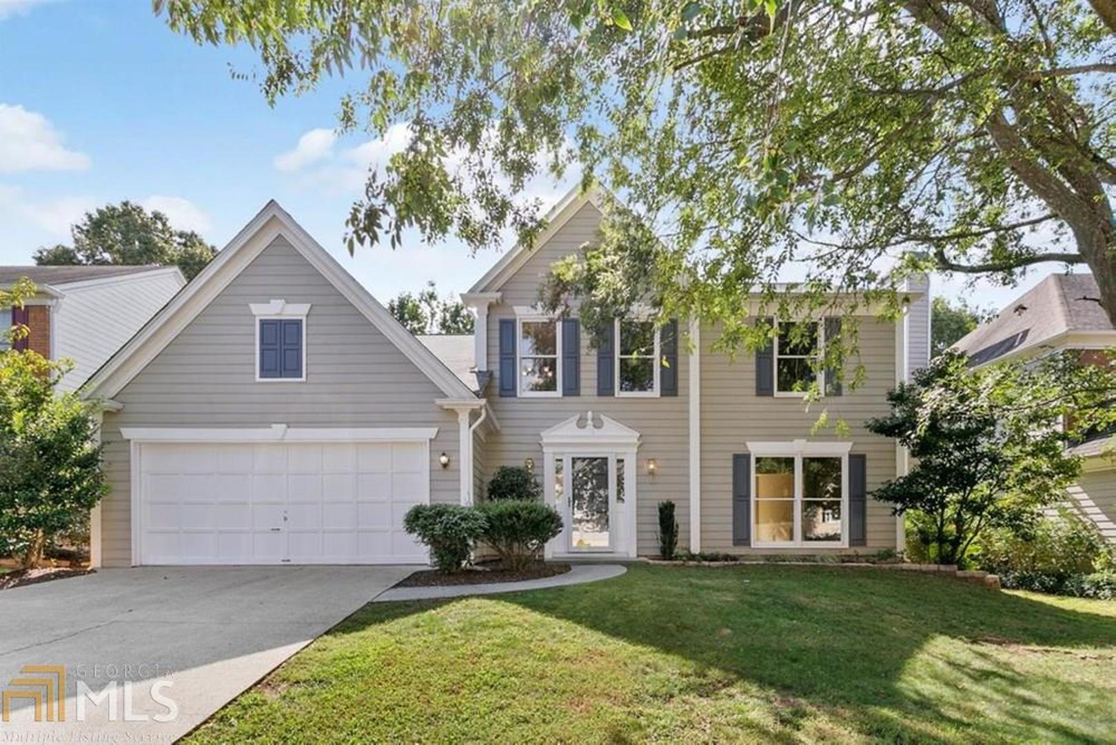 This Home is in the Great Peachtree Corners in the Belhaven Community. This homea???s Prime location and Belhaven Community is a block and/or five-minute walk from these terrific two Peachtree Corners Marketplaces near The Forum and the Town Center. The Forum is the Outdoor mall with a European feel & a collection of upscale chains & boutiques, plus many restaurants. The house is also around the corner from Peachtree Corners Town Center, your go-to hub in the heart of Peachtree Corners for everything from shopping, dining and everyday conveniences to special events and celebrations. Explore more than two dozen restaurants and shops and the Peachtree Corners Town Green. The Town Green at Peachtree Corners Town Center is a 2+ acre event lawn home to concerts, movies and other community events as well as childrena???s play areas. Realistic Price. Perfect for a commute downtown, airport or great for complete suburban living. New Custom Renovated Kitchen in the Heart of the Home. Including new cabinets, granite, new appliances. Plan was opened up to allow the kitchen to flow to family room allowing the bottom floor footprint to be very flexible. Super large Kitchen Island. Backyard is fenced and flat for all kinds of entertaining and recreation. Quiet community in the heart of Peachtree Corners with everything and anything you would like to do. From Rafting, fishing, splashing in the river, shopping, dining, theater going and much morea??A?A?¦Duluth and Norcross are very quaint old town feels. The house itself is four-bedroom two & half bath. The Community has an active HOA, pool and playground.