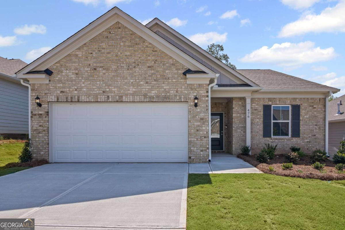 Beautiful new construction home ready NOW in sought after neighborhood near the new Grady Hospital in South Fulton. Enjoy this spacious, open concept ranch home with upgraded kitchen including island, premium finishes, large owner's retreat on the main level, secondary bedrooms with plenty of closet space, extra storage, plus a two-car garage. Enclave at Parkway Village offers four thoughtfully designed ranch homes and a prime location near everything you need. Nestled in a quiet cul-de-sac, this community is perfect for the buyer that wants to be close to the city, but far away from the traffic and noise. Community Highlights: * Walkable Convenience: Stroll to stores such as Publix, Chick-fil-A, retail shops, and dining at Parkway Village Shopping Center. * Easy Airport Access: Just 12 miles from Hartsfield Jackson Airport. * Effortless Commuting: Easy access to I-85 and I-285 via South Fulton Parkway and Highway 92. * Outdoor Recreation: Tee off at Wolf Creek Golf Club or explore 800 scenic acres at Cochran Mill Park. Home Features: * Spacious Layouts: Starting at 1,588+ Sq. Ft., with 2-5 bedrooms and 2-4 bathrooms. * Exclusive Designs: Introducing brand-new plans never before built in Georgia. * Open-Concept Living: Consumer-inspired ranch homes with modern designs and flexible spaces. * Owner's Retreats: Generous suites with large closets for ultimate comfort. Our homes are perfect for today's lifestyles, blending functionality, flexibility, and style. Whether you're starting fresh, growing your family, or looking to downsize, there's a home here for you! *Photos represent actual home. Open House this weekend!