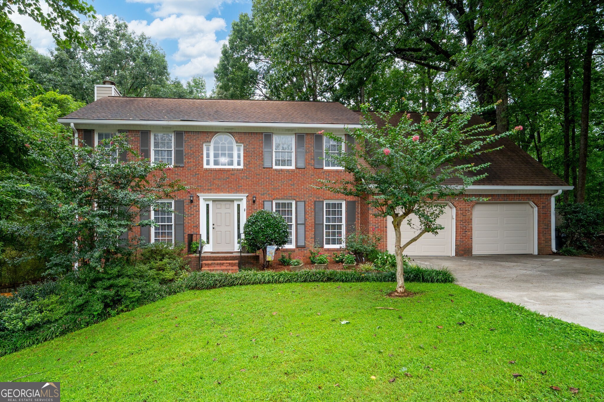 Possible 2nd driveway, possible in-law/teen suite, no HOA, pool, partial kitchen in basement, new deck, updated kitchen, newly smooth ceilings, retaining wall and firepit area.....this house has SO MUCH!! Incredible opportunity to be close to Smyrna and Marietta. Plus this house has SO MANY upgrades. With a recent $30,000 kitchen remodel that includes redone cabinets, new pulls, New farmhouse sink, leather textured granite, LVP flooring, butcher block countertops, and new lighting. Ceilings have all been recently smoothed for approximately $7500. Large Dining room and large study or formal living room, flex space that could be used for anything! Master has trey ceiling and double doors. Master bath is tiled with upgraded tiled shower and stand along soaking tub, quartz countertops, ceiling fan...upgrades approximately $18,000. 2 more additional bedrooms upstairs and a media room/exercise room or game room. Full finihsed basement with gas logs, bedroom, kitchen and dining room and family room or game room with full bath with walk in shower and a half bath. Walk out basement to large cemented deck with large new deck and very private backyard. Yard is fully fenced. Room for parking a boat, RV/Camper, or could be driveway for in-law/teen suite. Pool is wonderful on these hot summer days, recently add a motor, valve and piping in 2024. Pool has a cover with a spring and latch system that work great. This house just keeps going and going with the upgrades, storage, fun places to play and live. It has it all!