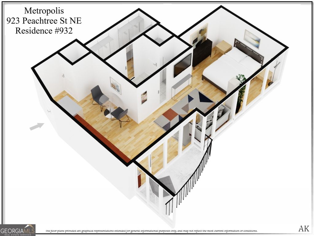 Photo of 923 Peachtree Street NE #932, Atlanta, GA 30309 (MLS # 10699781)