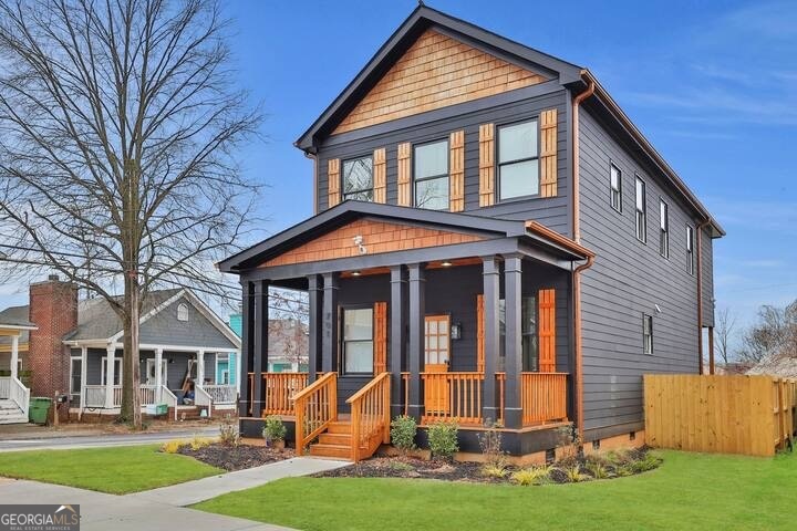 Income-producing and beautifully built in 2023, this 4-bedroom, 3-bath home is fully furnished and operating as a profitable short-term rental. Whether you're an investor seeking a DSCR-eligible asset or a buyer looking for a stylish primary residence with income potential, this is a rare opportunity. The home features an open-concept layout, custom cabinetry, a chef's kitchen with a 36" Forno gas range and waterfall island, and a spacious owner's suite with a fireplace and spa-like bath. Located minutes from the BeltLine, Mercedes-Benz Stadium, and State Farm Arena, it's also near the $5B Centennial Yards development and the upcoming 2025 FIFA Club World Cup, making this a prime location for growth and tourism demand. Can also be used for private events or production rentals. Seller is motivated and open to serious offers. Whether you're house-hacking, investing, or relocating, this home offers modern living with real upside.