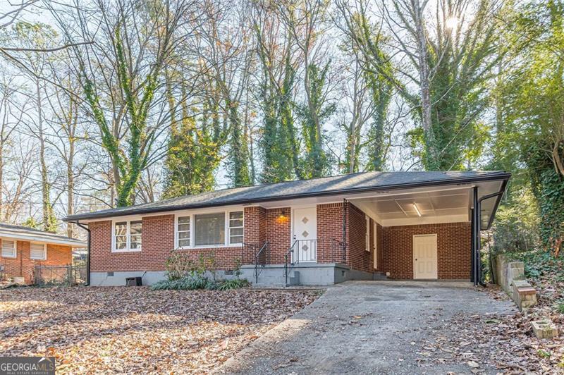 Newly renovated brick ranch in Forest Park! This 3 bed 1 bath home features an updated kitchen with new appliances, spacious living area, luxury LVP floors throughout, fresh paint, updated light fixtures, with new HVAC, roof, and waterlines installed in 2021. The home also has a spacious refinished deck in its private backyard, perfect for spending time outside with friends, family, or pets. Well located in Forest Park, convenient to I-75 and I-285, the State Farmers Market, Hartsfield-Jackson Atlanta International Airport, and minutes from Downtown Atlanta.