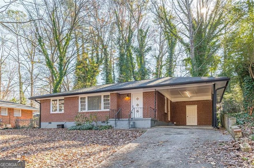 Newly renovated brick ranch in Forest Park! This 3 bed 1 bath home features an updated kitchen with new appliances, spacious living area, luxury LVP floors throughout, fresh paint, updated light fixtures, with new HVAC, roof, and waterlines installed in 2021. The home also has a spacious refinished deck in its private backyard, perfect for spending time outside with friends, family, or pets. Well located in Forest Park, convenient to I-75 and I-285, the State Farmers Market, Hartsfield-Jackson Atlanta International Airport, and minutes from Downtown Atlanta.
