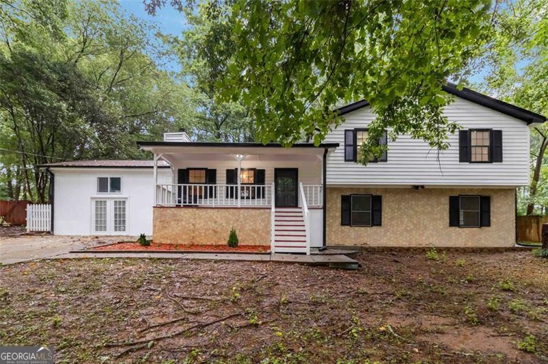 Newly renovated home in a great school district! Upgrades: New interior/exterior paint, new siding, new roof frame, new back deck and new roof to basement bathroom, new AC compressor. Split Level living on a large level lot. Full finished basement area has a separate entrance is finished with a full bath and kitchenette area. Has two additional rooms in the basement! Fenced in backyard. Can be utilized as an in-law suite or rental property. Great for families or long term rental investment!