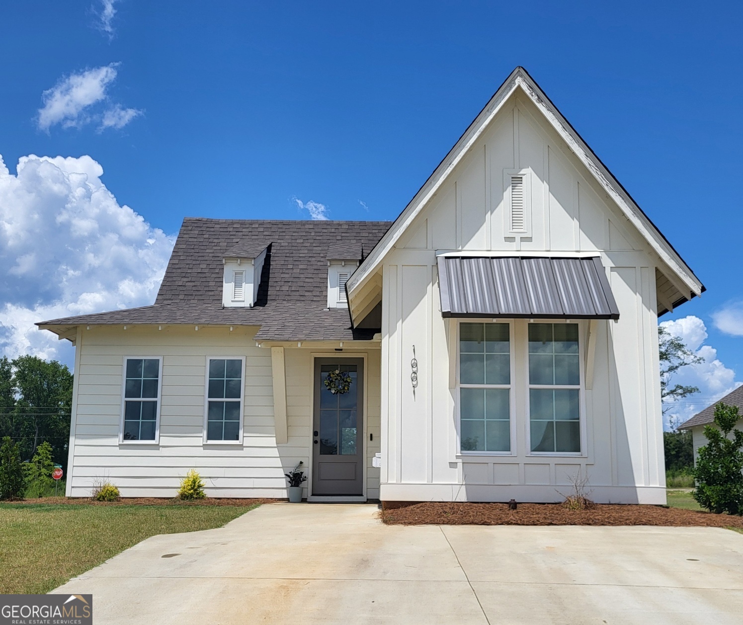 New Incentives! Seller is now offering up to 8K towards buyer's closing costs! Come check out this move-in ready 3BR/2BA home at Camellia Crossing! This delightful Craftsman-style home is positioned on a corner lot within the newly developed subdivision of Camillia Crossing. The home boasts a nearly new open floor plan encompassing the kitchen and living room areas. The living room is designed with vaulted ceilings and recessed lighting, while the kitchen is equipped with a center island, granite countertops, stainless steel appliances (note: fridge is not included), and a pantry. All bedrooms are roomy, featuring carpeting and elevated ceilings. Both bathrooms are outfitted with granite countertops, tiled flooring, and a combined tub and shower. The exterior includes a pleasant patio space perfect for unwinding.  Act quickly-this home could be yours today!