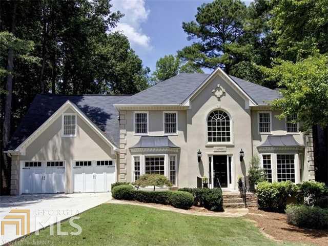 Buy with Confidence! Well Maintained AND Completely Renovated! Formal Dining, Office/Library, Family Room with Fireplace, White Kitchen with Island/Pendant Lighting, Granite, tile Back Splash, Breakfast, Mudroom and Back Stairs, Gleaming Hardwood Floors, New Carpet, New Light Fixtures. 5 BR (one is Bonus size). All Bathrooms with New Granite Tops, Sinks, Hardware & Light Fixtures, Seamless Glass Enclosures, 3 Large Rooms finished in Basement, Level Private Lot with great Curb Appeal, SW/T/Clubhouse/Playground, Top Roswell Schools