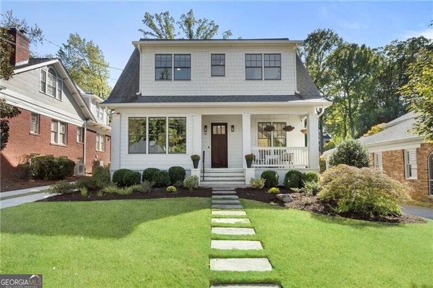 Perfectly positioned on one of Virginia-Highland's most sought-after streets, this picture-perfect Craftsman embodies the best of intown living-timeless design, modern comfort, and a true sense of community. Built in 2019, the home seamlessly blends classic architectural character with contemporary luxury and thoughtful design.  From the moment you arrive, Adair's tree-lined beauty and undeniable curb appeal set the tone. Inside, sunlight pours through generous windows, highlighting elegant finishes, clean lines, and an effortless flow throughout. The main level is designed for connection, featuring an open layout with a dedicated office or sitting room, a spacious dining area with banquette seating, and a stunning all-white kitchen with quartz countertops, a large island, and a super pantry for extra storage. The kitchen opens effortlessly to the family room-ideal for gatherings and everyday living-and extends onto a covered porch overlooking a landscaped backyard and detached garage.  Upstairs, the primary suite serves as a serene retreat with a spa-like bath and generous walk-in closet, while two additional bedrooms-each with en suite baths-offer comfort and privacy for family or guests. The daylight terrace level adds even more versatility, with a large media room, guest suite with full bath, and two separate storage areas.  Outside, enjoy a private backyard designed for relaxed living and effortless entertaining-perfect for morning coffee, evening gatherings, or quiet weekends at home.  And beyond your doorstep, Adair stands at the heart of Virginia-Highland's vibrant spirit. Known as the go-to street for Halloween festivities and year-round neighborhood gatherings, it captures the best of what makes this community so special. With Piedmont Park, the BeltLine, Ponce City Market, and countless local caf s, boutiques, and restaurants just a stroll away, this location offers the perfect balance of energy, connection, and ease.