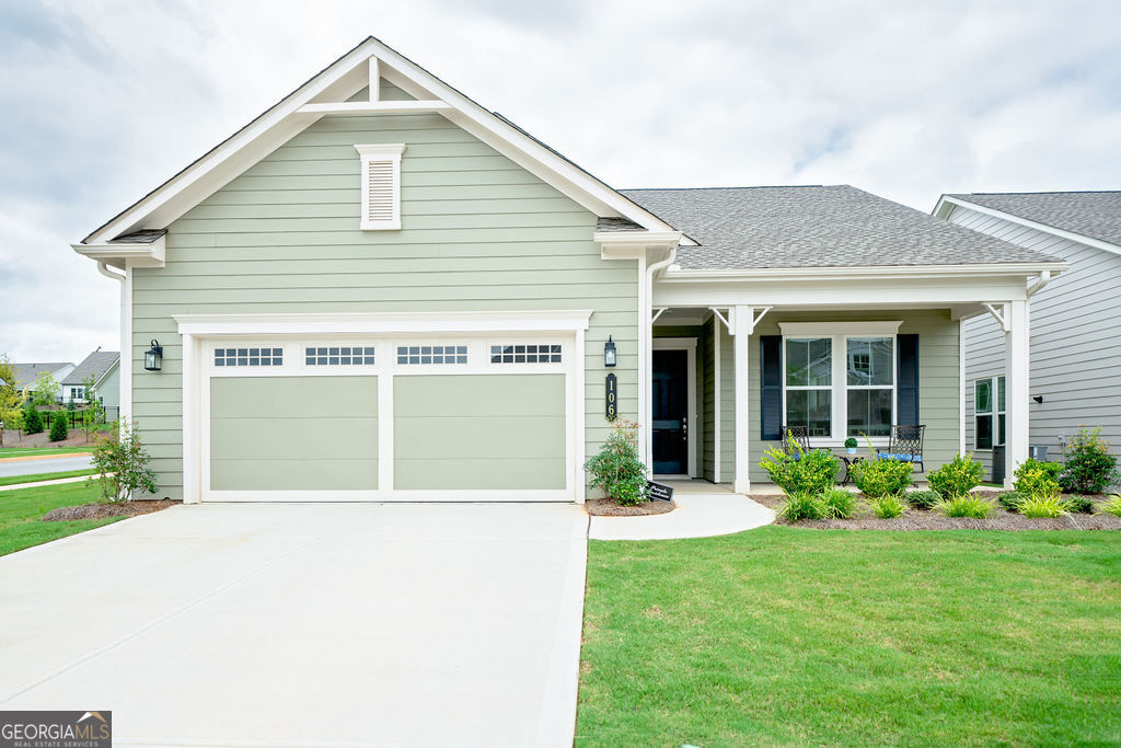 Located in Cresswind at Spring Haven in Newnan, this well-maintained 3-bedroom, 2-bath ranch offers comfortable single-level living. The spacious, open layout features a kitchen with granite countertops and a large eat-in kitchen bar that flows seamlessly into the living room, creating an ideal space for everyday living and entertaining. The generously sized owner's suite includes a private ensuite with ample space and modern finishes, while the two additional bedrooms share a full bath. Additional highlights include a two-car garage and a cozy patio for enjoying the outdoors. Residents of Cresswind enjoy access to community amenities and a convenient location close to I-85, shopping, dining, and medical facilities. Rent includes lawncare, trash and security system monitoring. Home is available for move in Sept. 1st. 1 month security deposit due at move in. $36/person application fee.