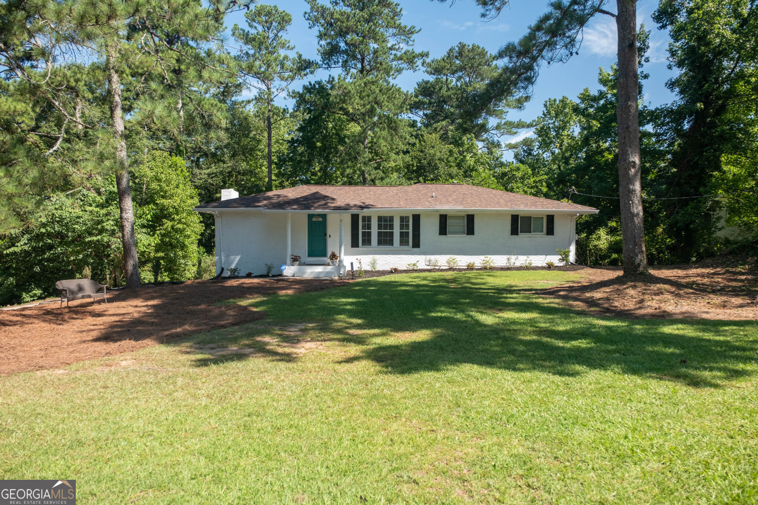 Welcome to Your Dream Ranch Retreat! Step into this beautifully remodeled 4-bedroom, 2-bath, four-sided brick ranch with a fully finished basement, offering both style and versatility. Designed for entertaining, the expansive open floor plan flows seamlessly from the kitchen to the dining and family areas. Modern Upgrades & Finishes: *Updated kitchen featuring crisp white cabinetry, sleek solid-surface countertops, and brand-new appliances *Spacious dining area that easily accommodates a 12-seat table-ideal for gatherings and celebrations *Freshly painted interior *Luxury vinyl flooring throughout *Elegant recessed lighting enhances the natural light and creates inviting ambiance *NEW Plumbing *NEW HVAC *NEW Water Heater. Creative Space Below: The basement is a blank canvas with endless potential-perfect for creators, photographers, influencers, or anyone craving a flexible workspace or studio. No HOA, No Boundaries: Say goodbye to restrictions. With no HOA and no rental limitations, this gem is Airbnb-friendly and a smart investment opportunity.