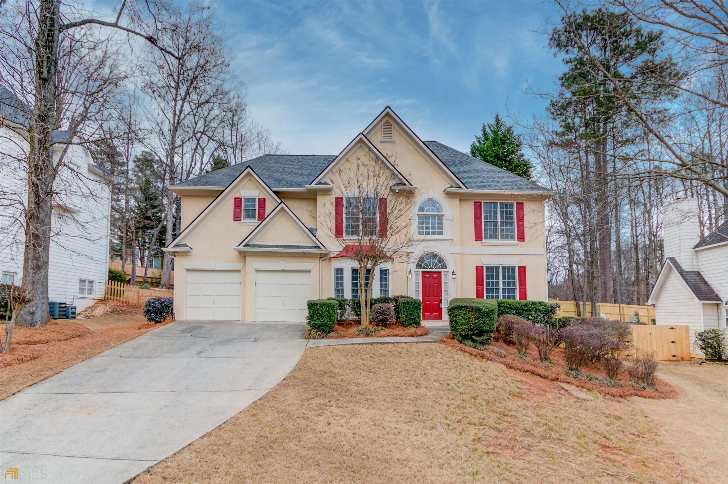 Welcome to your future home! Beautiful hardwood floors will greet you as you enter. Your eyes will immediately be drawn to the 2-story family room where you will envision yourself cozied-up in front of the floor-to-ceiling stacked-stone fireplace. Heading upstairs you will your Master Bedroom features double-door entry, tray ceiling, sitting area, his/her closets, and an oversized bathroom with separate vanities. When the weather warms enjoy cooling off by the community pool. When it's time to run errands or grab a bite to eat you will have the convenience of being withing minutes of Sugarloaf Mills Mall, Publix, Target, Walmart, Kroger, Home Depot, just to name a few, as well as multiple options for dining and easy access to 316 and 85. Don't miss this opportunity!!