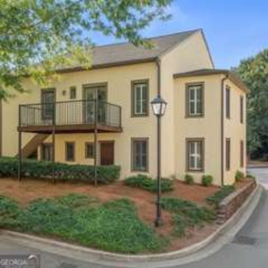 When location truly matters, Situated in the super-quiet City of Decatur community Knob Hill at Church. Less than 10 yards from a secluded entrance to Glennwood Park and a brief walk to downtown Decatur.  Even the guest bedrooms have an attached ensuite full bathroom! Check out the walk-in closet that your skinny jeans and ironic T-shirts have longed for.  Two-car garage with ample storage, CORNER UNIT, balcony overlooking the pool, AND hardwoods on the main floor as well as the top floor.  This is a no-brainer if City of Decatur schools are important to you as well as having access to all of what Decatur has to offer.