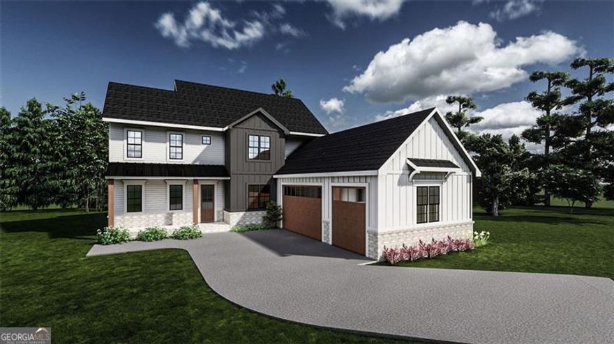 Exquisite New Construction Home in Alpharetta - Where Style Meets Functionality!  Welcome to this stunning brand-new construction home in Alpharetta, ideally located just minutes from the vibrant Milton and Crabapple areas, known for their exceptional restaurants, boutique shops, and local amenities. Nestled on a spacious 0.5-acre private lot, this home perfectly balances convenience and tranquility in one of the area's most desirable neighborhoods.  As you step inside, you'll be greeted by soaring 10-foot ceilings on the main level, setting the stage for an open and inviting atmosphere. The expansive two-story family room is centered around a cozy yet elegant fireplace, seamlessly flowing into the gourmet chef's kitchen. Designed with both style and functionality in mind, the kitchen features custom ceiling-height cabinetry, stunning Quartz counters, high-end appliances, a built-in microwave, dishwasher, and wine cooler. A striking range vent hood and a large center island provide the perfect space for casual dining and entertaining, while a walk-in pantry and full coffee bar enhance both convenience and luxury.  A spacious open concept dining room offers the perfect setting for special occasions, while a flexible space on the main floor can serve as a home office or additional gathering area. Completing the main level is a well-appointed drop zone, a guest half bath, and a conveniently located laundry room.  The owner's suite, also on the main level, is a true retreat with an elegant tray ceiling and a spa-inspired en-suite bathroom. Designed for relaxation, it features a freestanding soaking tub, a glass-enclosed shower, dual vanities with designer finishes, and an oversized walk-in closet to accommodate even the most extensive wardrobe.  Upstairs, you'll find three additional bedrooms and two full bathrooms, along with a versatile rec room that can be used as a playroom, media area, office or home gym. With 9-foot ceilings throughout, the second floor maintains the home's airy and spacious feel.  Step outside to a covered outdoor porch, complete with a second fireplace, creating the perfect spot to unwind while overlooking the beautifully landscaped backyard. Whether hosting guests or enjoying a quiet evening, this space offers the perfect blend of comfort and sophistication.  Additional features include a three-car garage, premium engineered hardwood floors, and designer light fixtures throughout. Situated in a prime location with top-rated schools and easy access to Alpharetta's finest amenities, this meticulously designed home is an exceptional opportunity for those seeking luxury and convenience.  Don't miss your chance to make this exquisite property your own-schedule your private tour today!